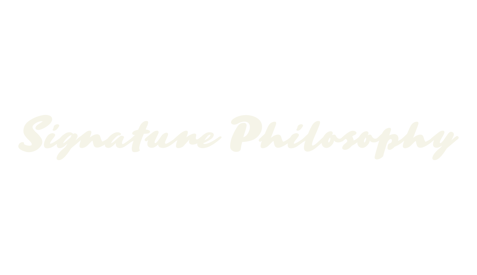 Signature Philosophy, signature font preview