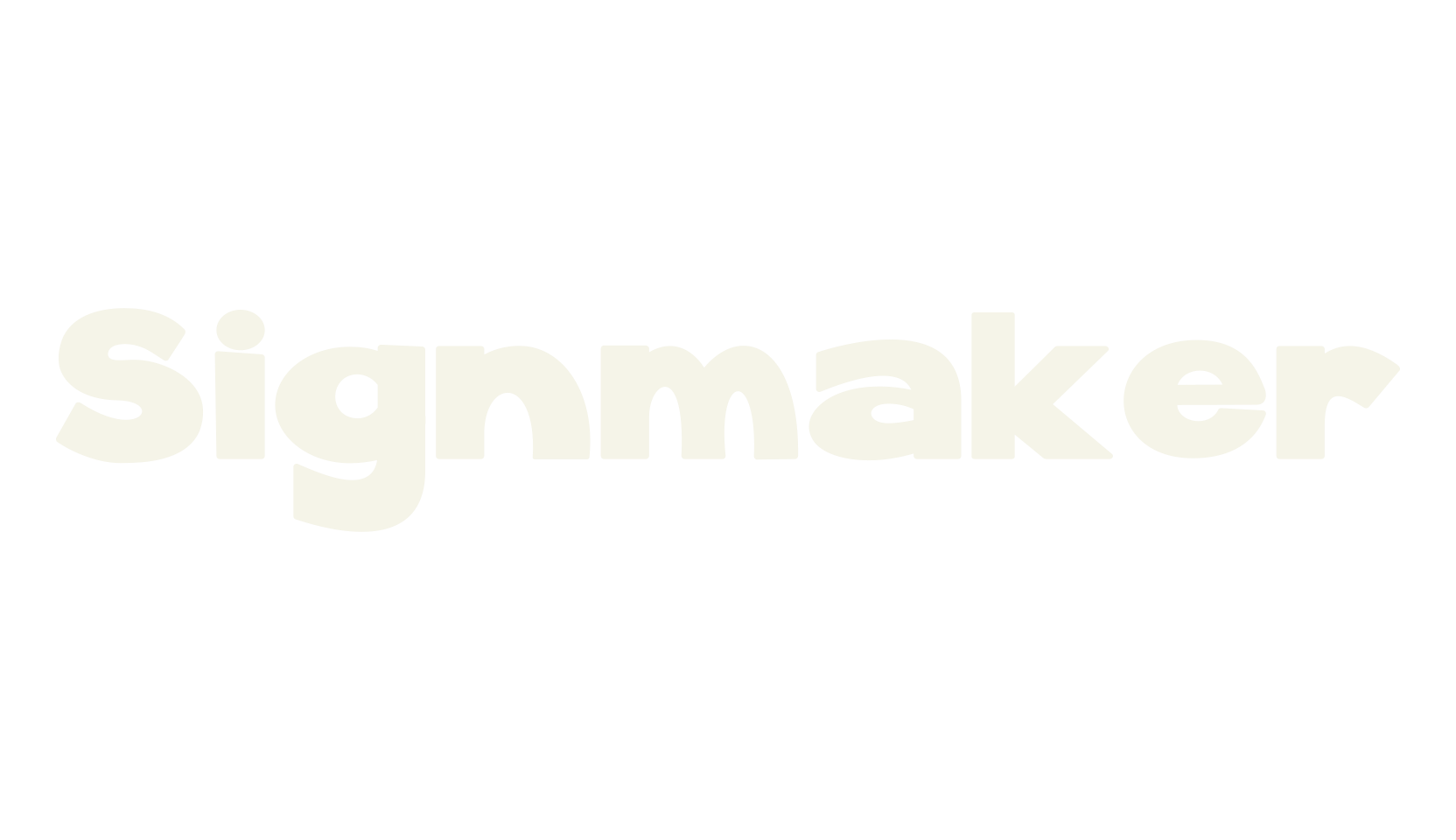 Signmaker, bold font preview