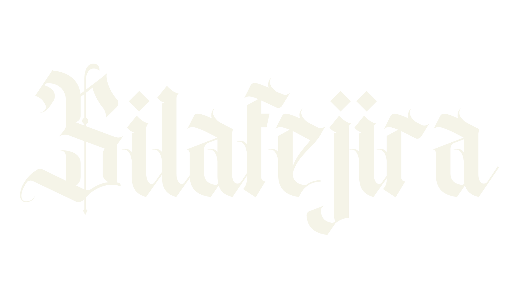 Silafejira, tattoo font preview