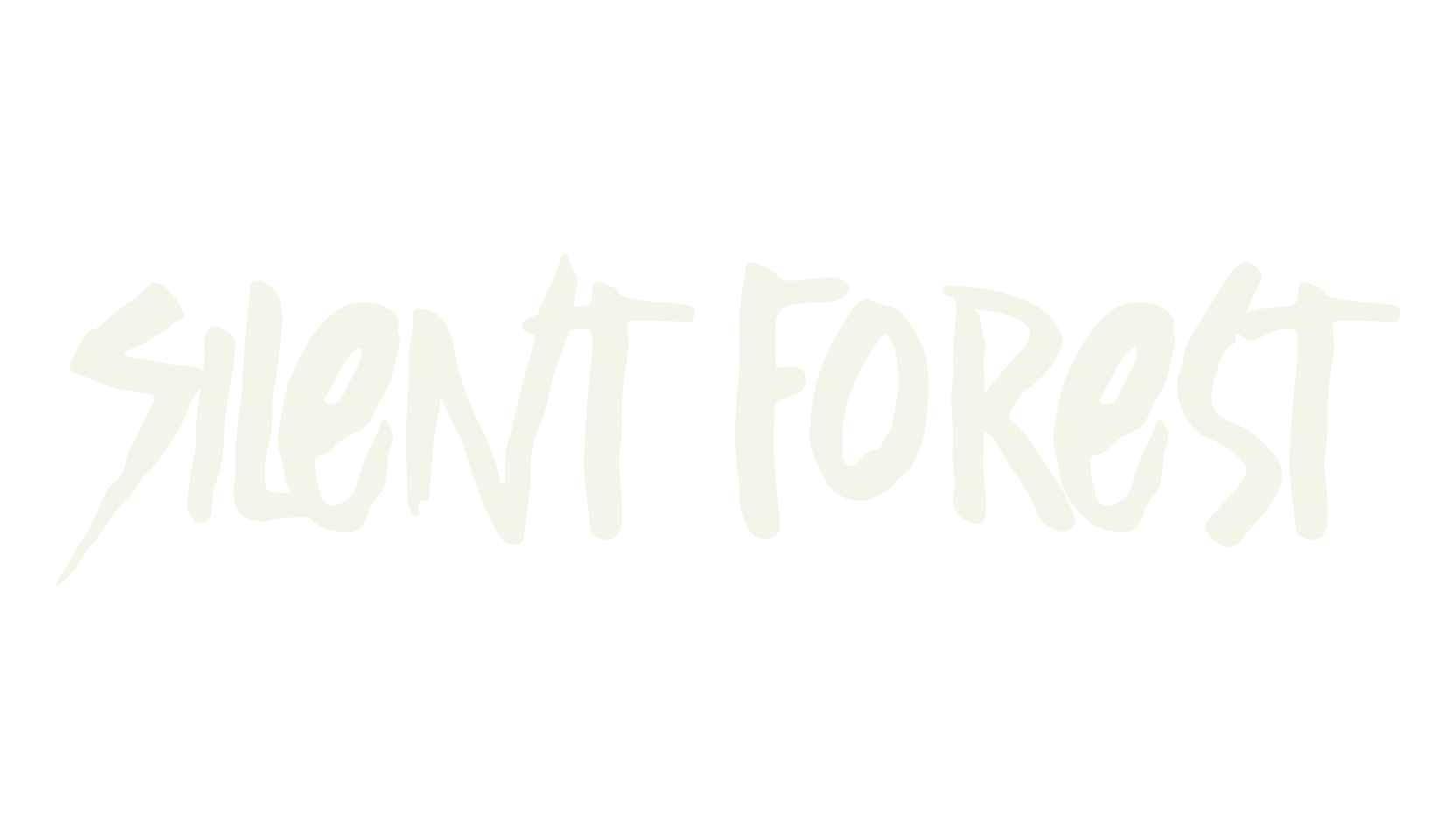 Silent Forest, spooky font preview