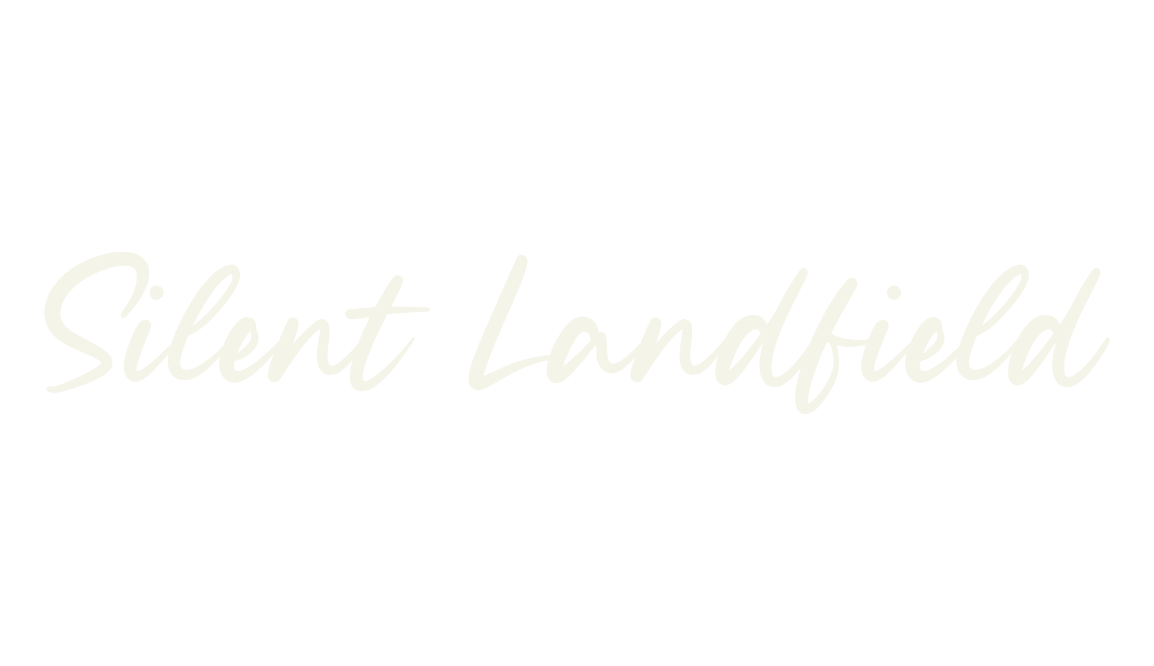 Silent Landfield, cursive font preview