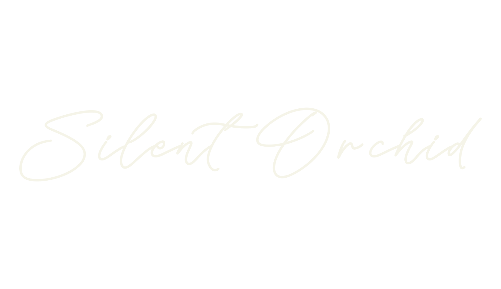 Silent Orchid, calligraphy font preview