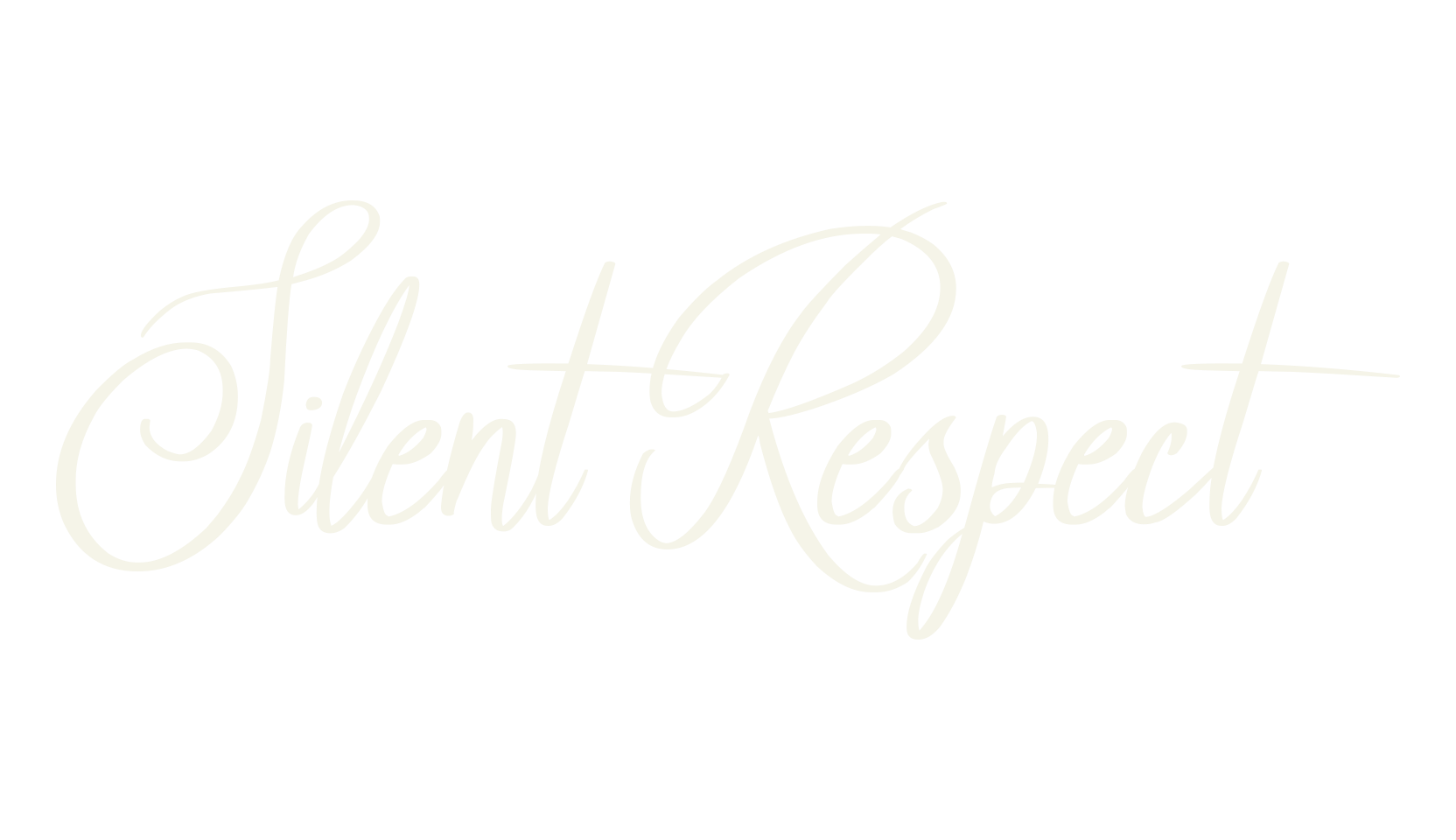 Silent Respect, fashion script font preview