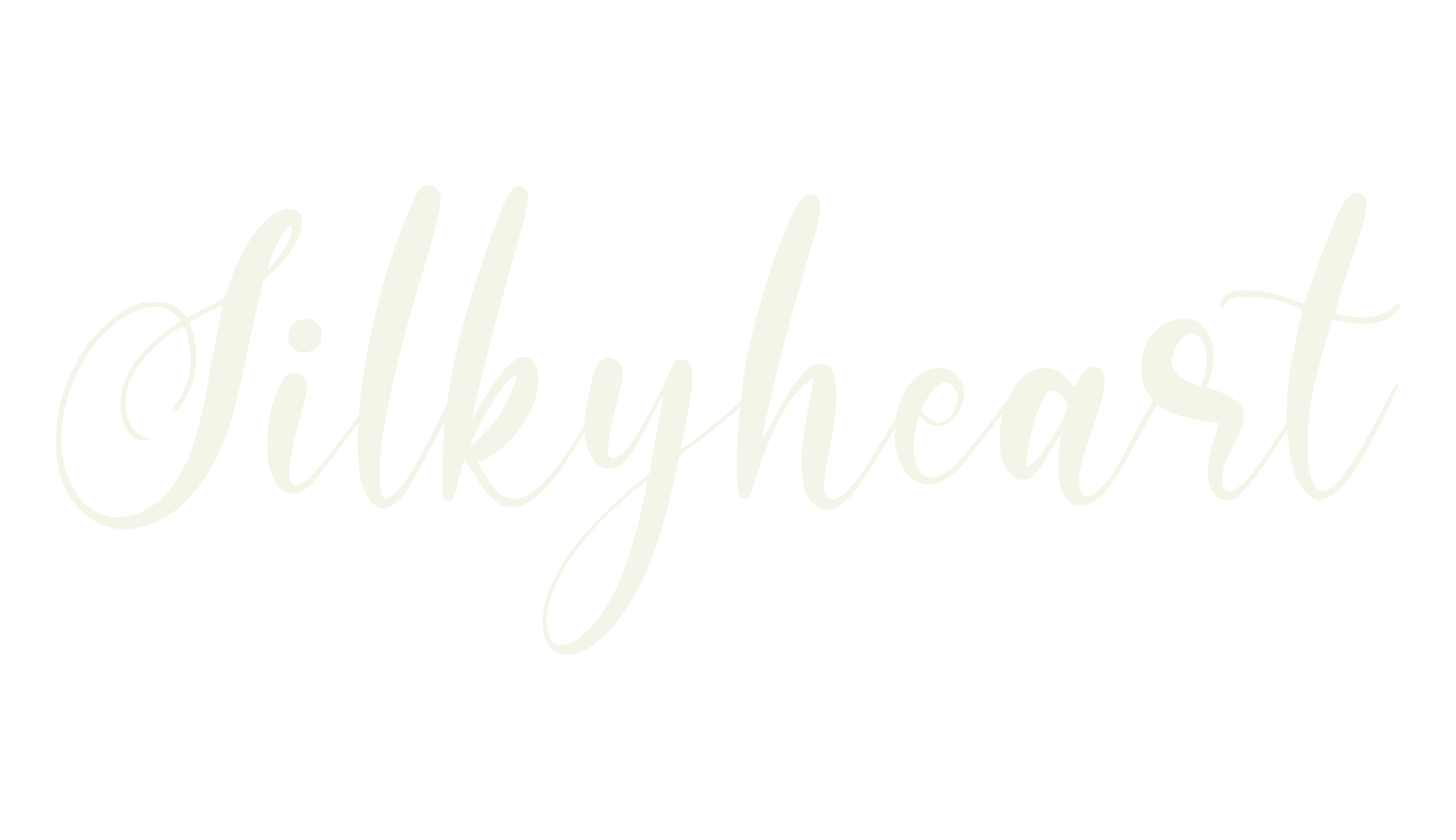 Silkyheart, lettering font preview