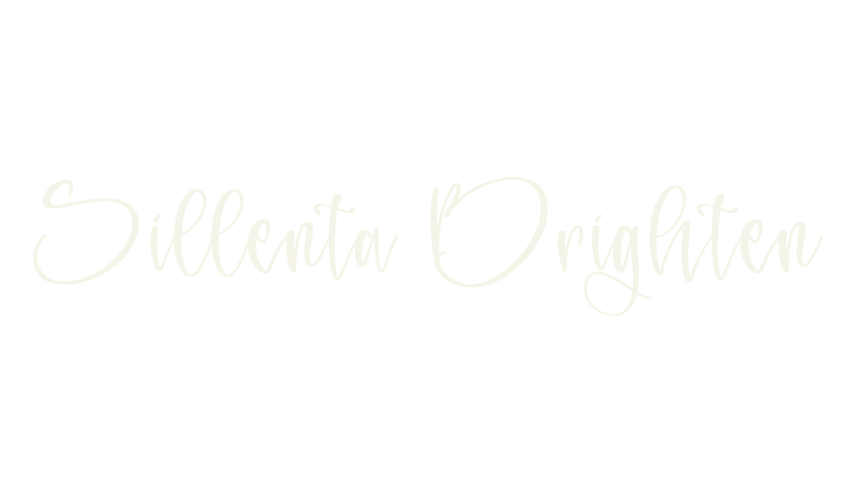 Sillenta Brighten, script font preview