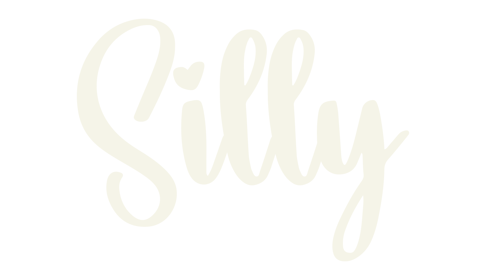Silly, calligraphy font preview