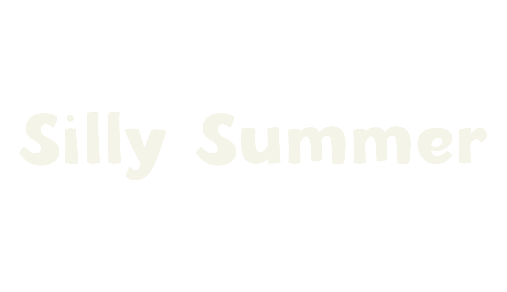 Silly Summer, sans font preview