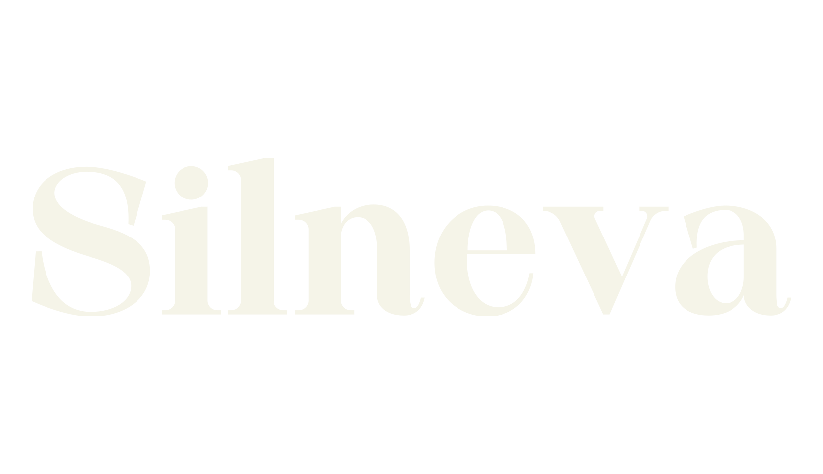 Silneva, modern font preview