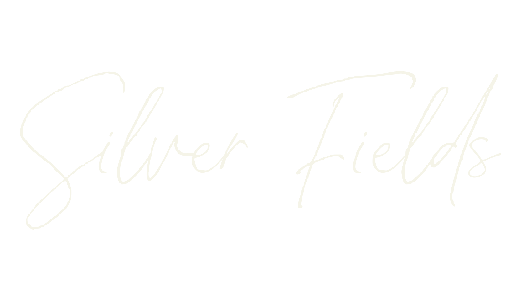 Silver Fields, handwriting font preview