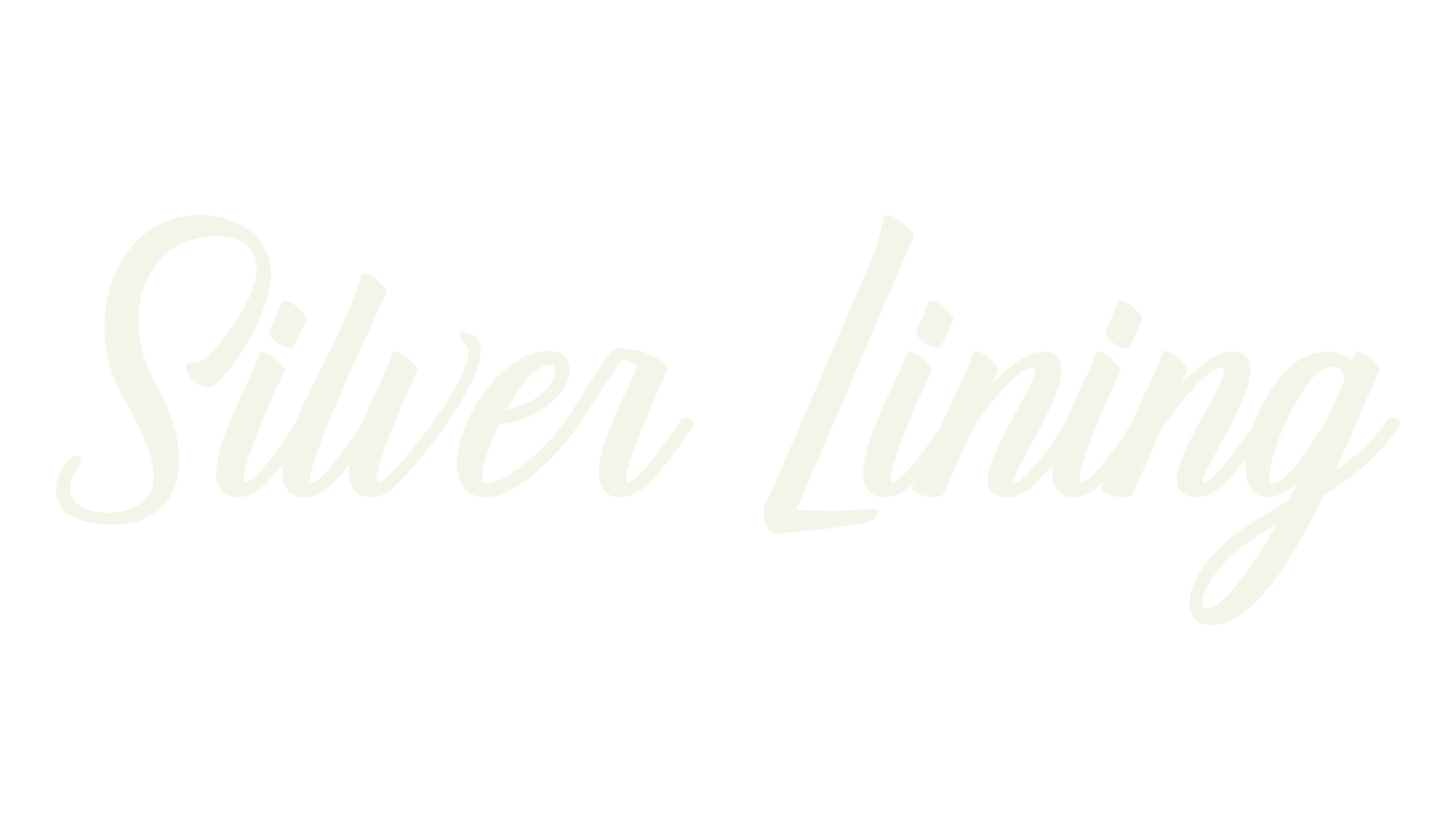 Silver Lining, handwriting font preview