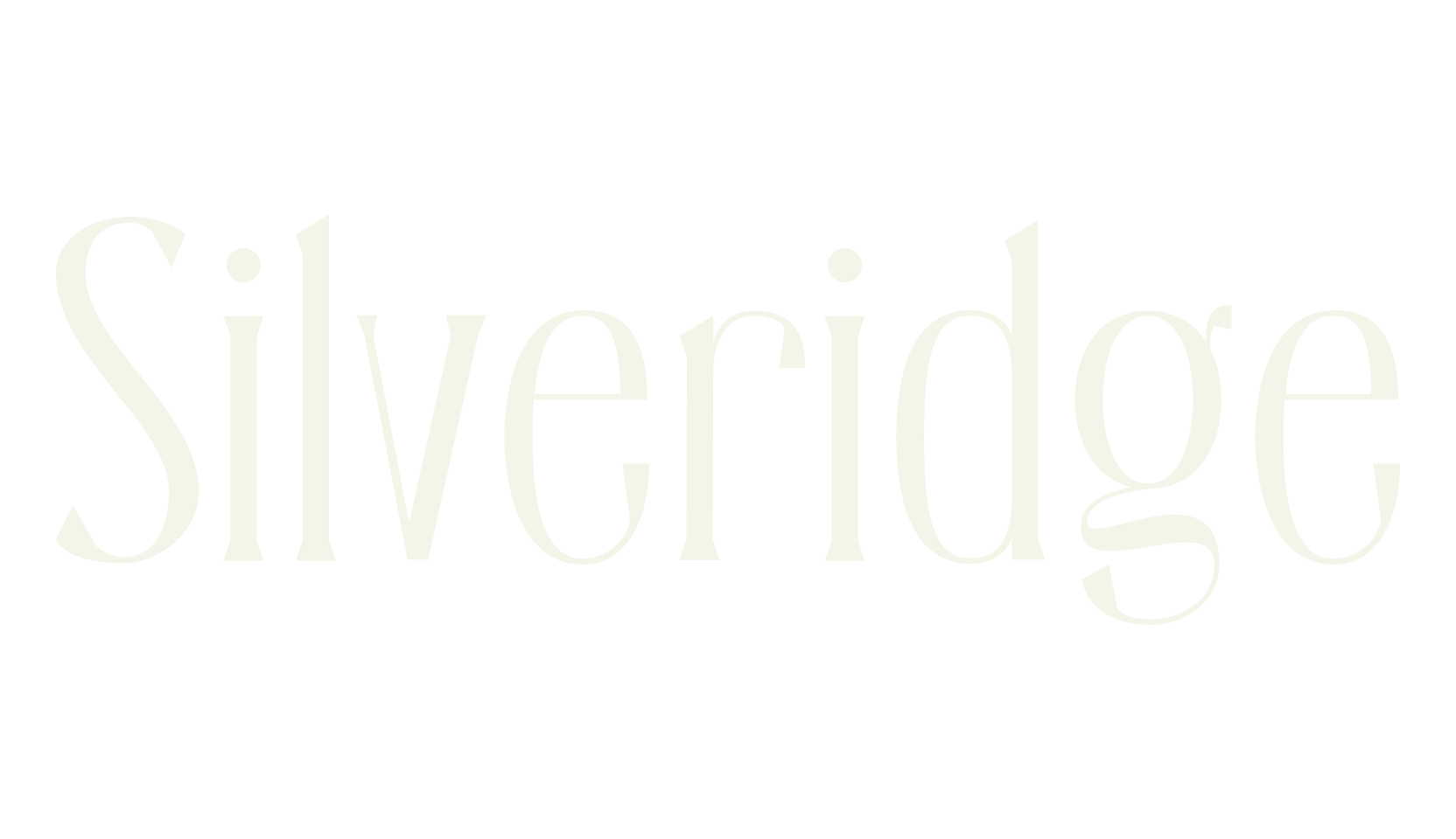 Silveridge, sans serif font preview