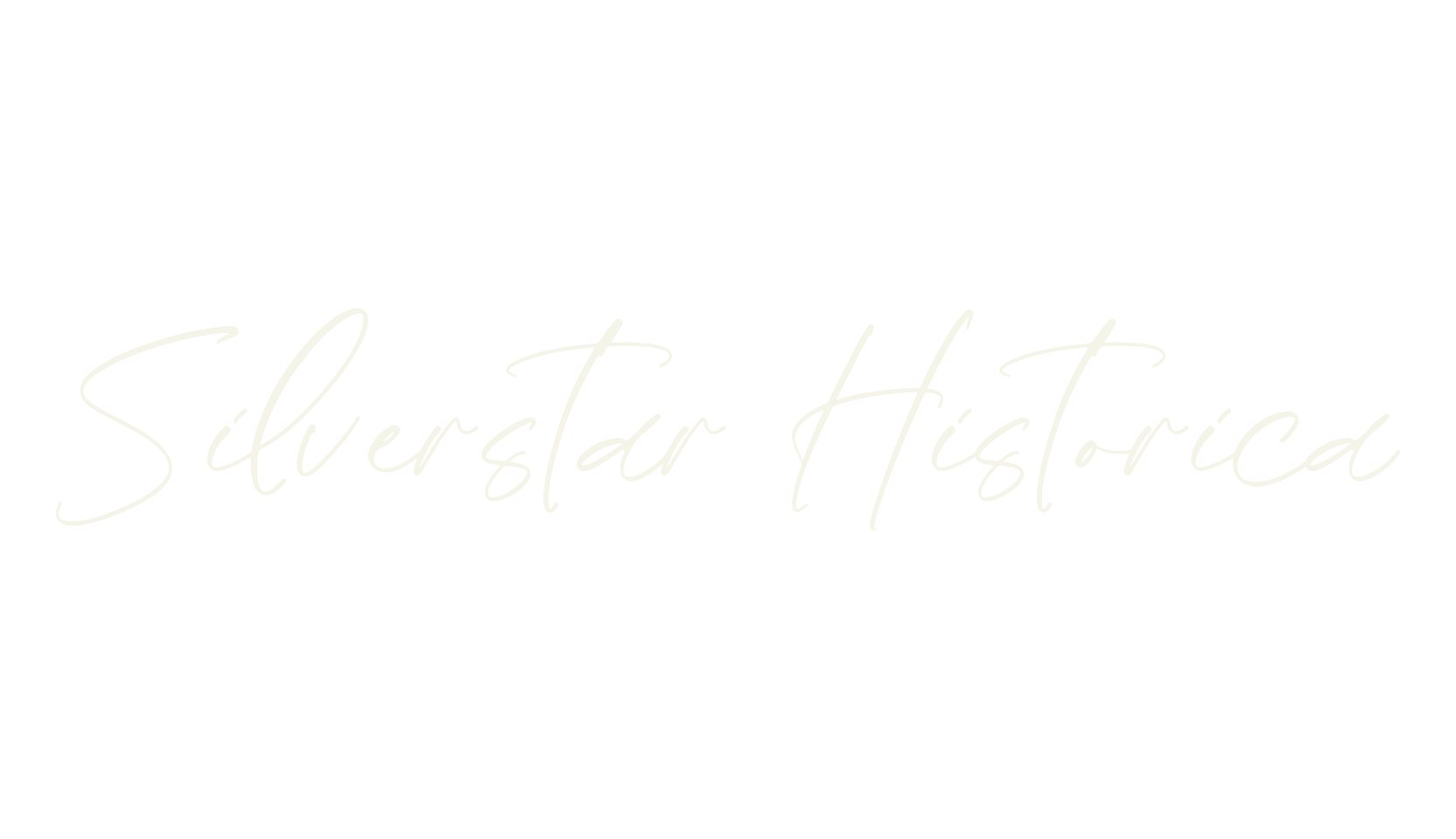 Silverstar Historica, cursive font preview