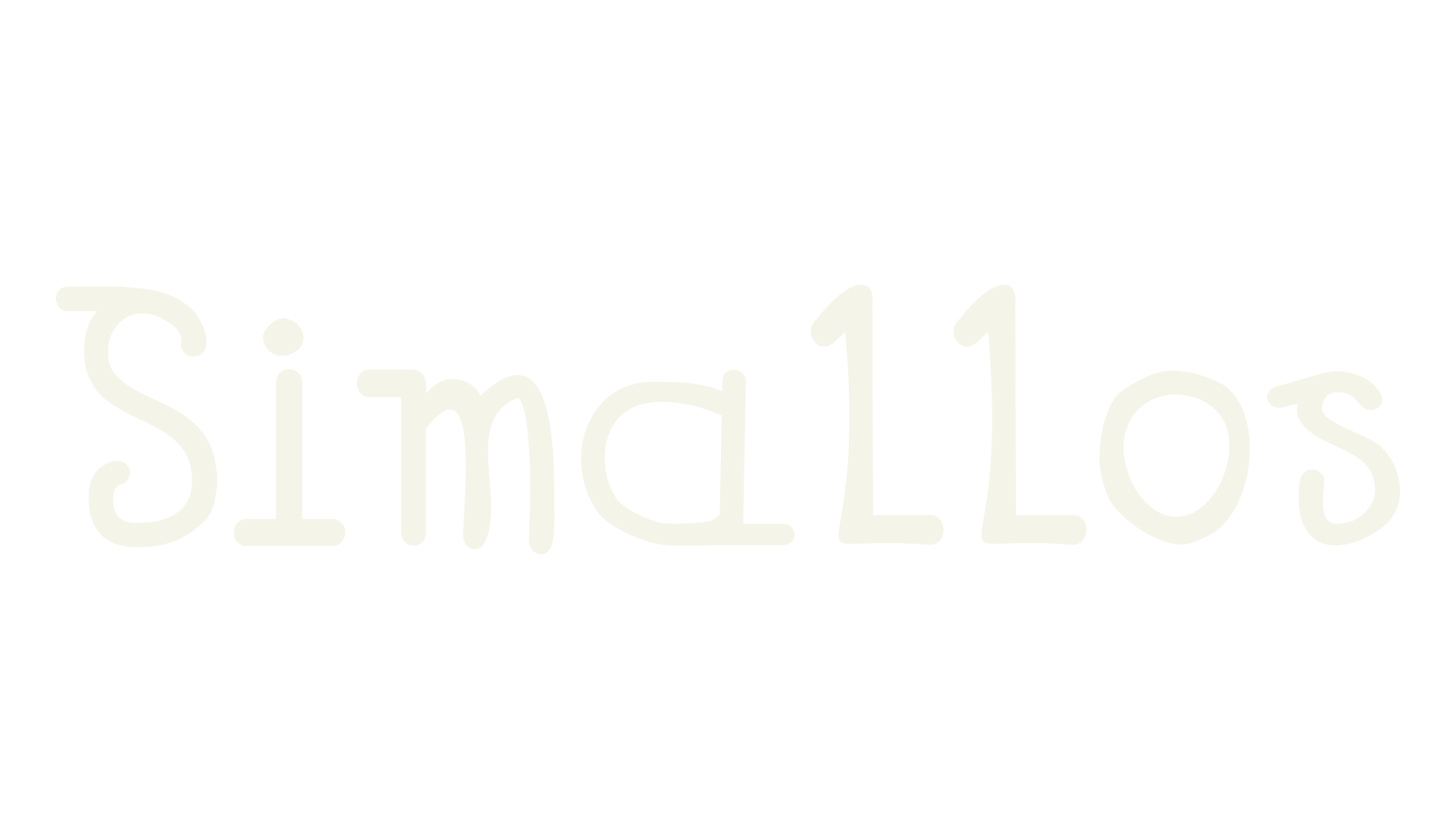 Simallos, fancy font preview