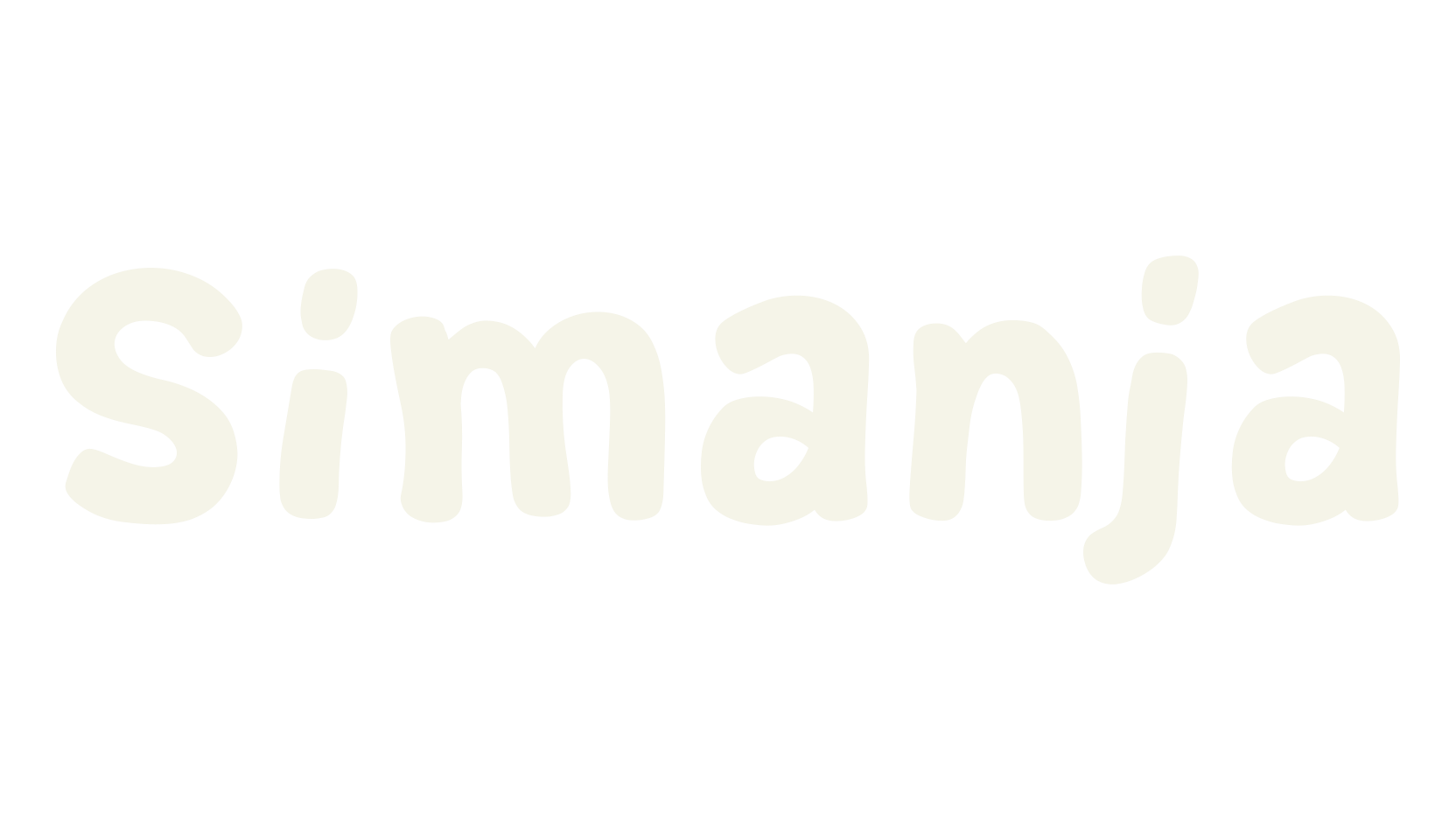 Simanja, handwritten font preview