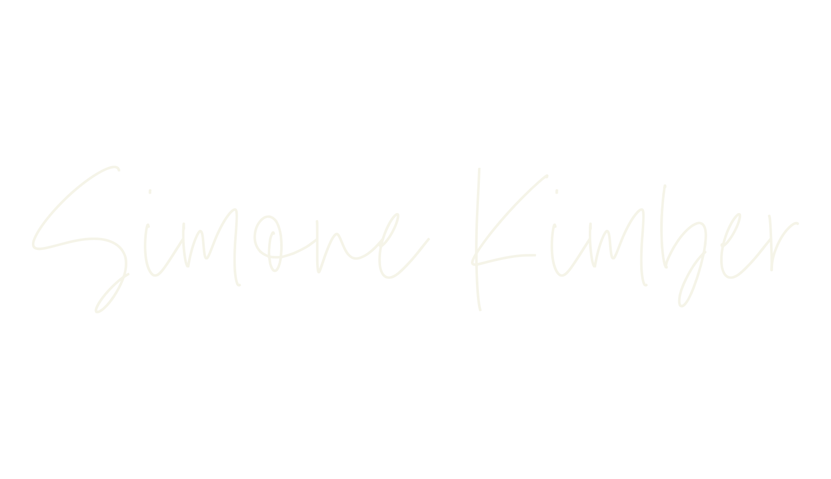 Simone Kimber, fancy font preview