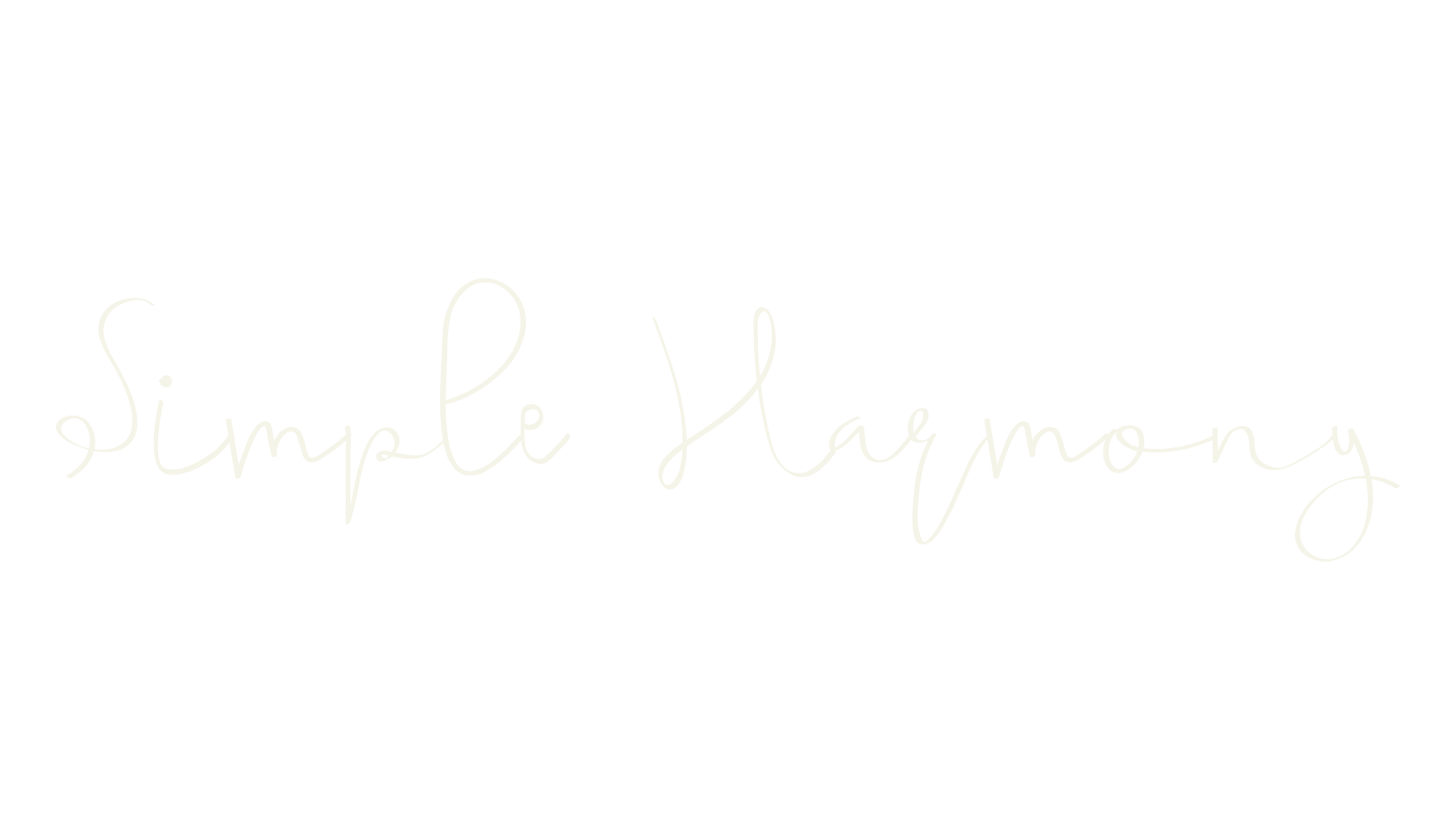 Simple Harmony, cafe font preview