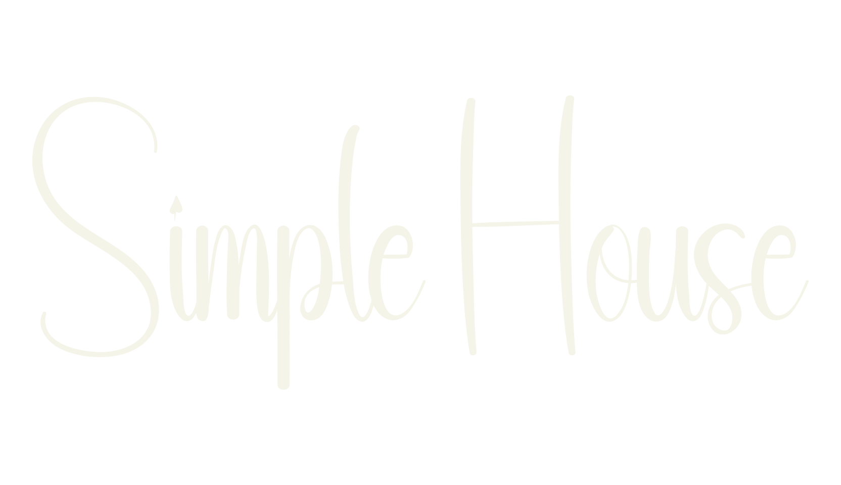 Simple House, fashion script font preview
