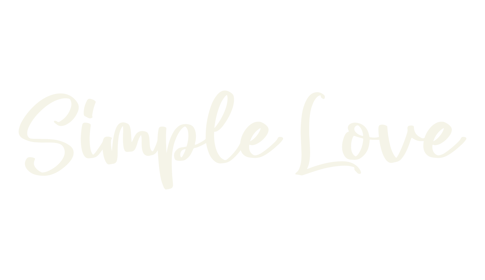 Simple Love, lettering font preview
