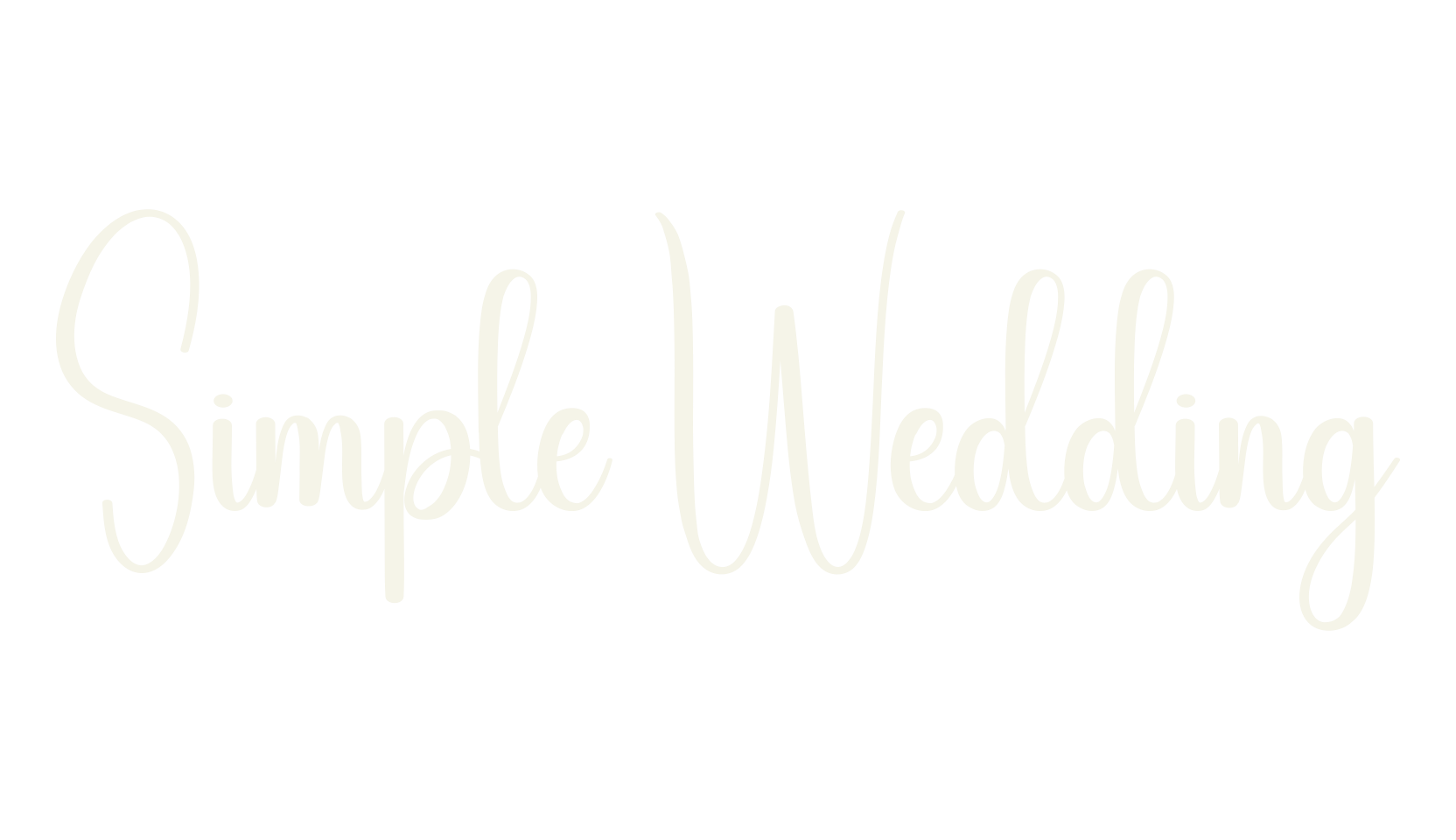 Simple Wedding, wedding font preview