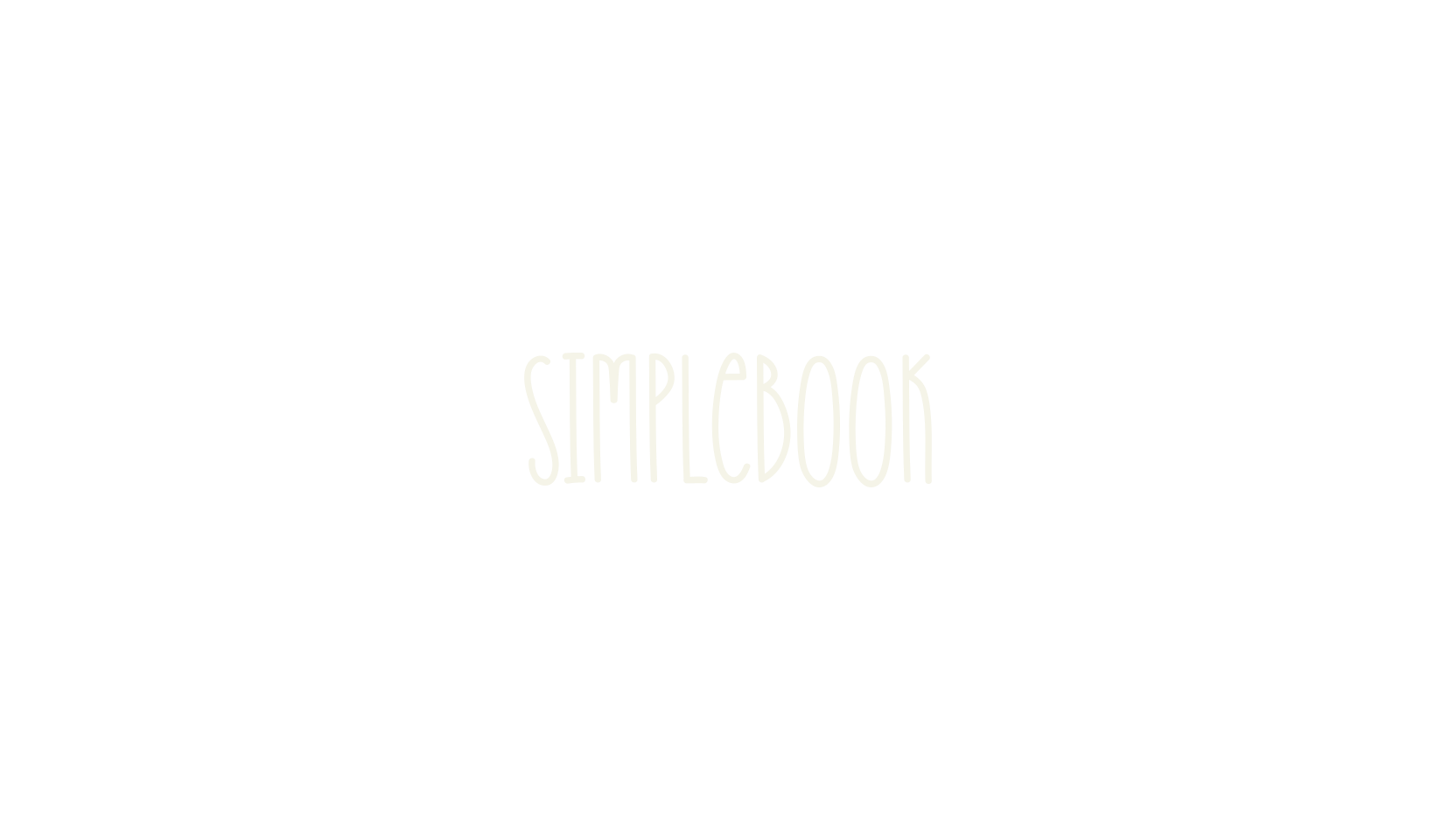 Simplebook, modern font preview