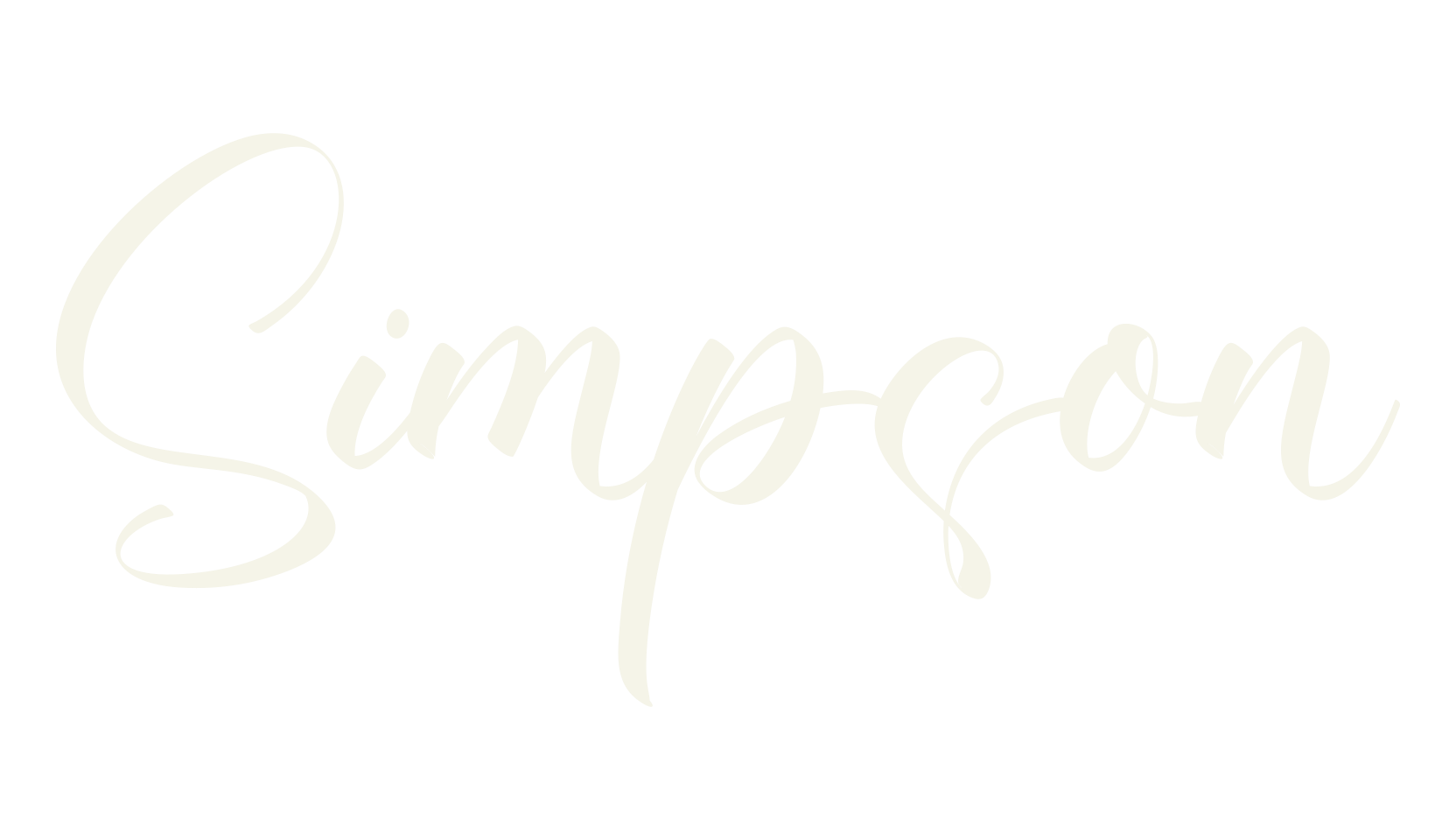 Simpson, calligraphy font preview