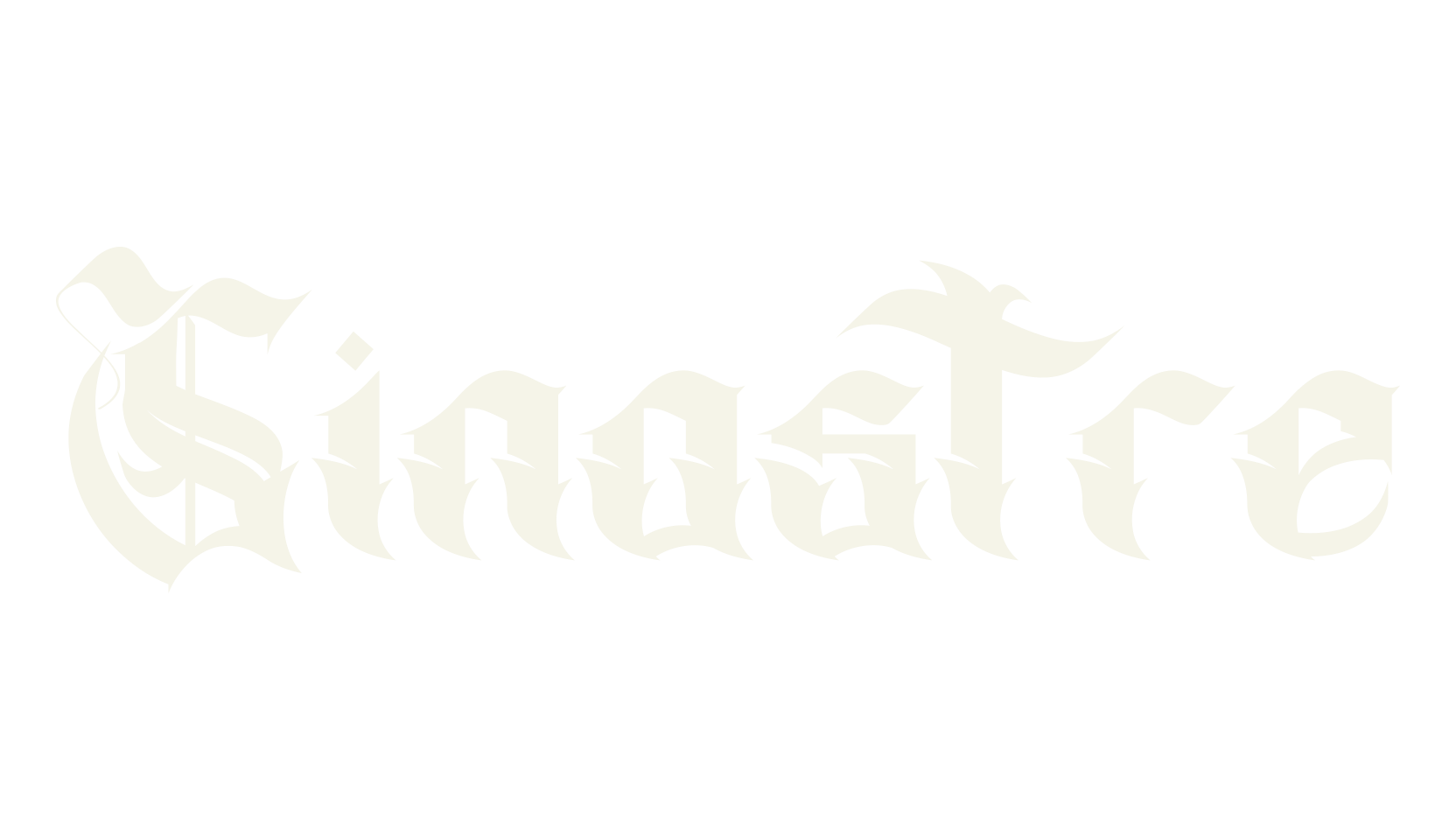 Sinastre, old english font preview