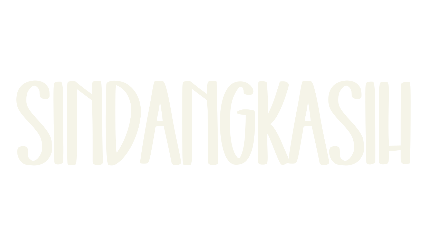 Sindangkasih, handwriting font preview