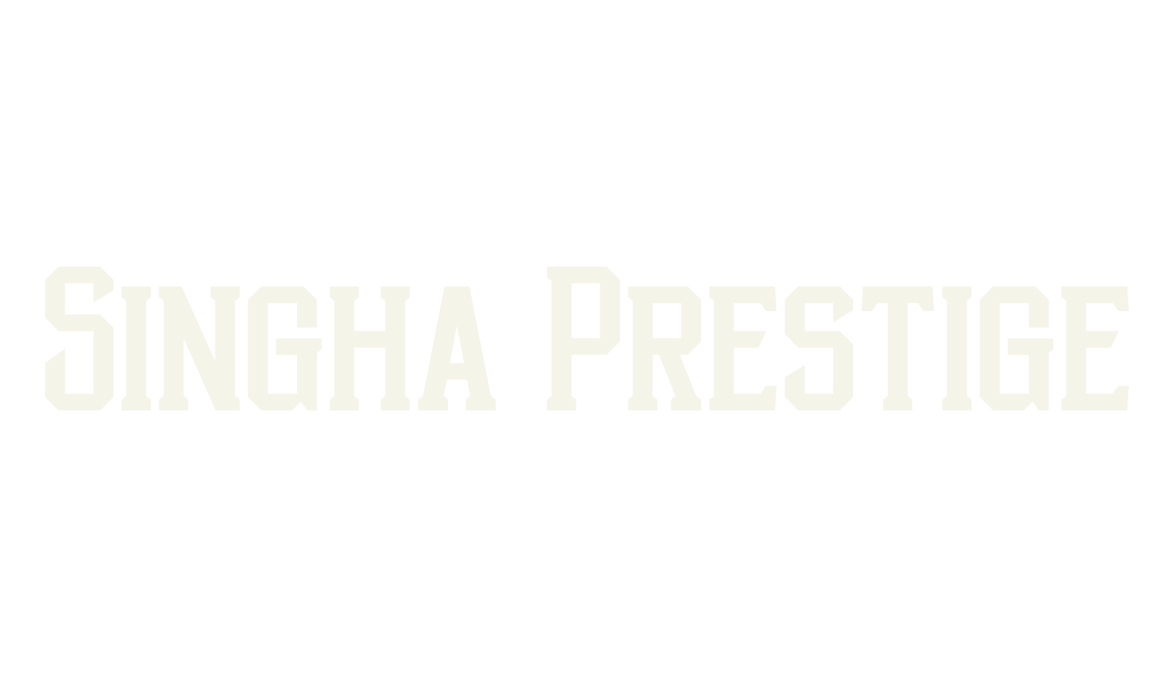 Singha Prestige, streetwear font preview