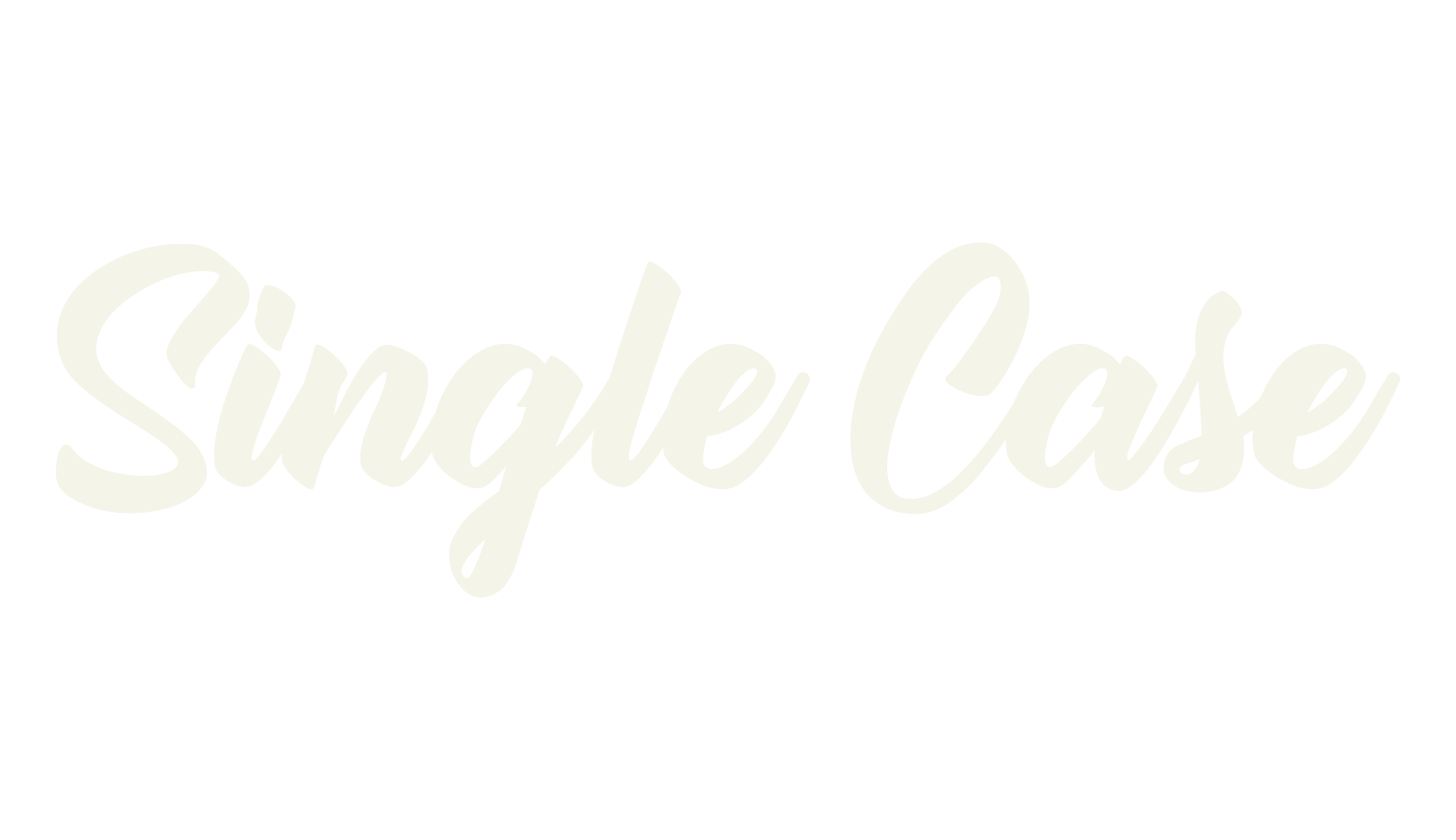 Single Case, fashion script font preview