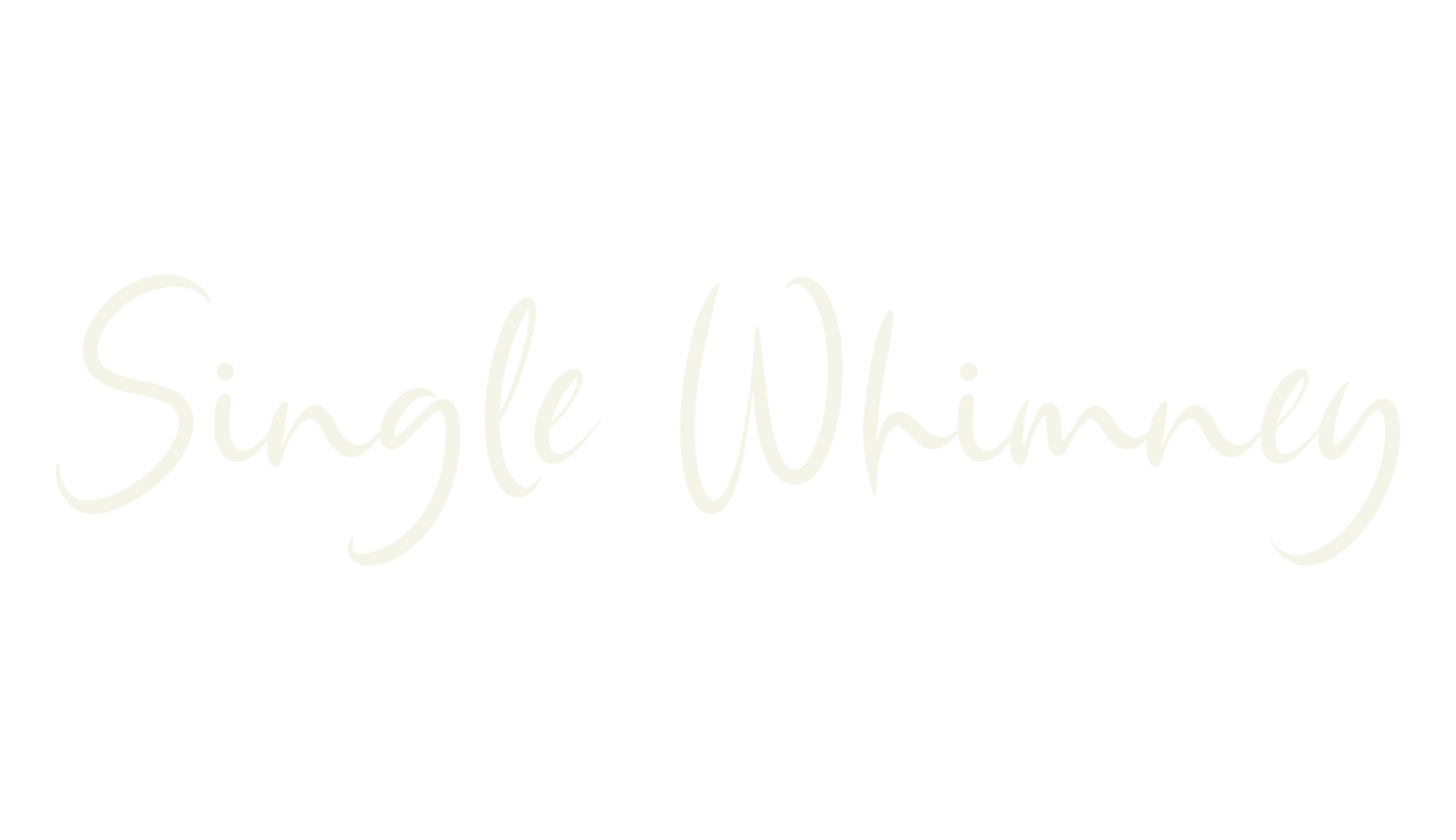Single Whimney, lettering font preview