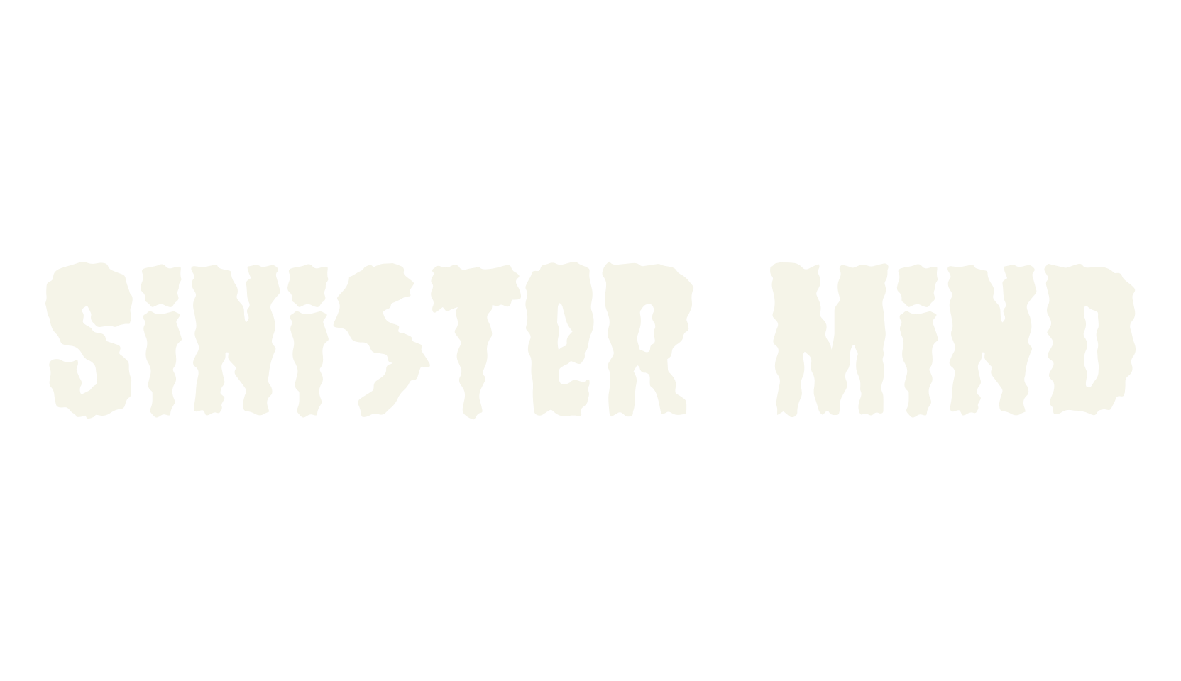Sinister Mind, fantasy font preview