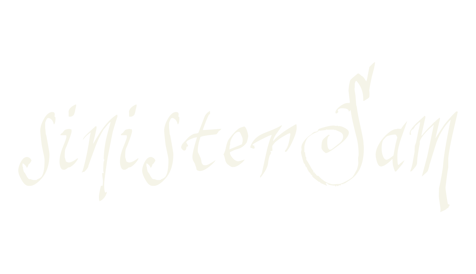 sinisterSam, calligraphy font preview