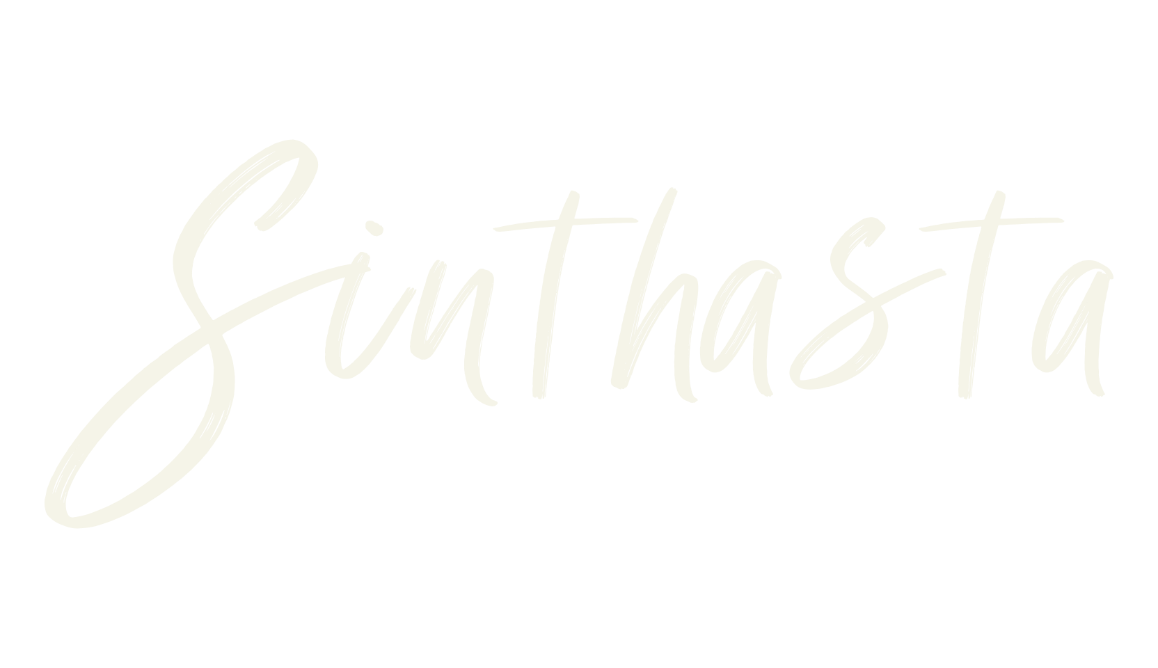 Sinthasta, fancy font preview