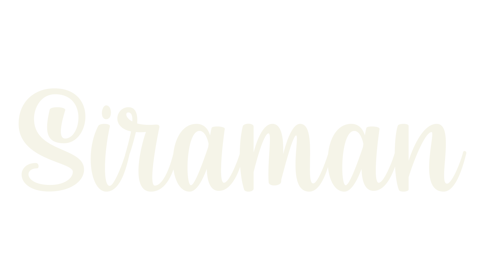 Siraman, photography font preview