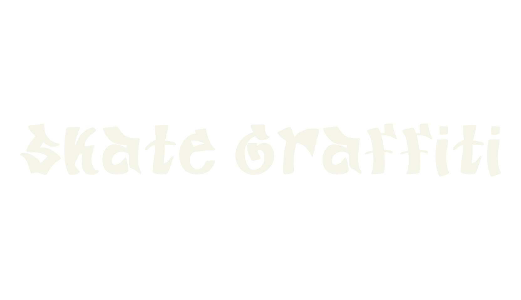 Skate Graffiti, handwritten font preview
