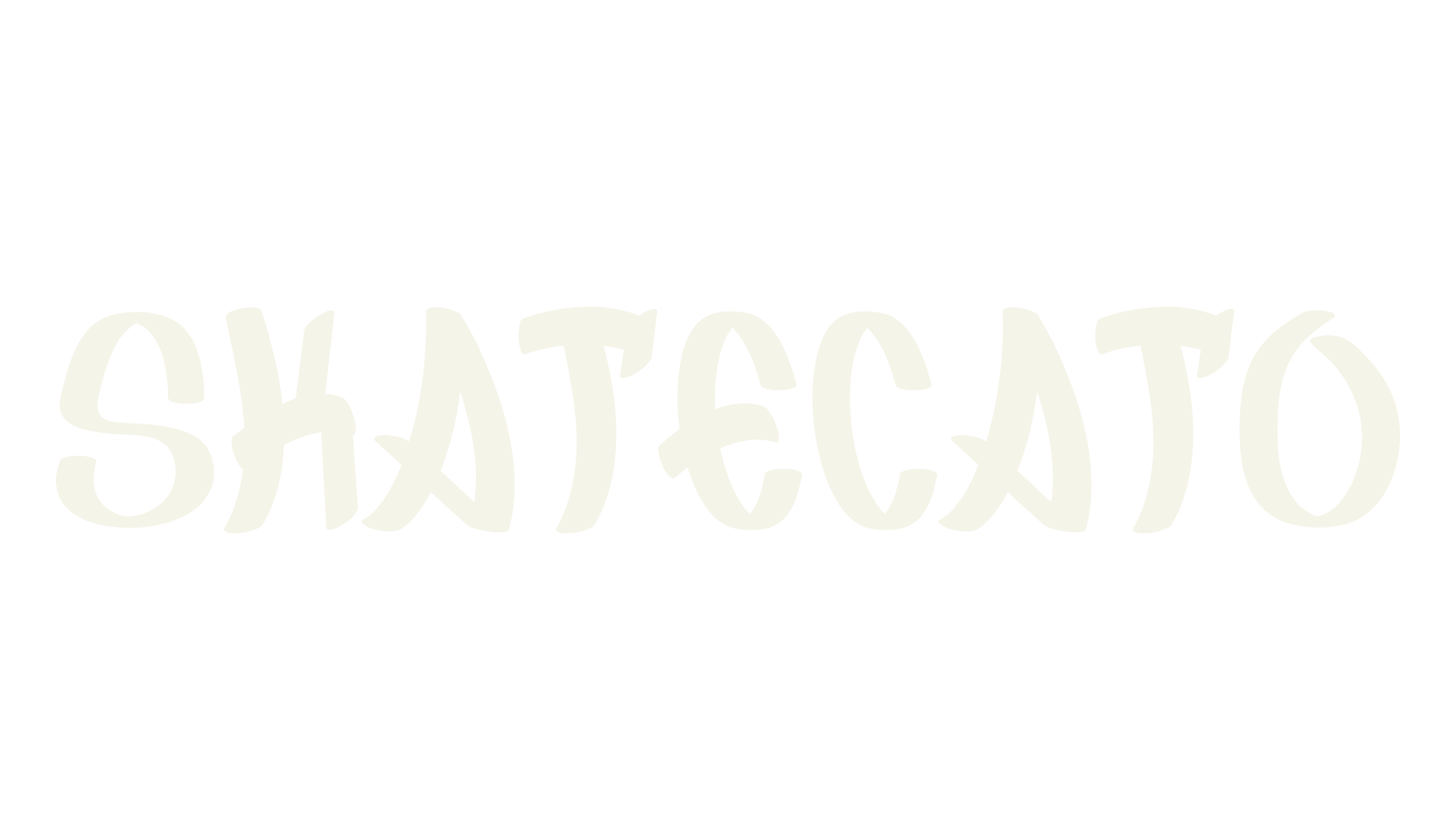 Skatecato, 1990s font preview