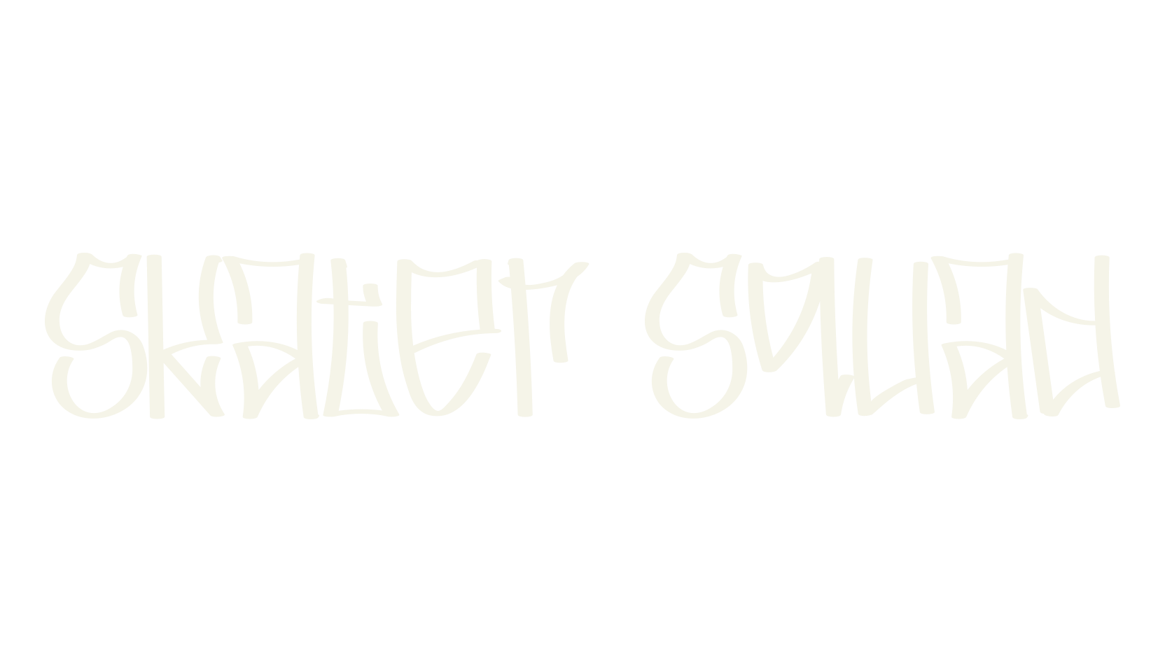 Skater Squad, graffiti font preview
