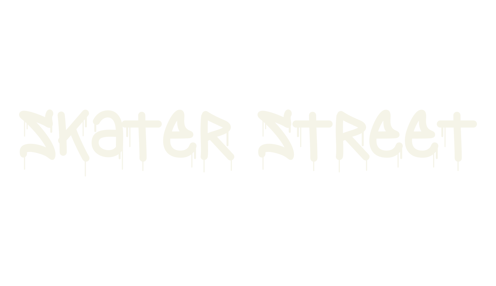Skater Street, graffiti font preview