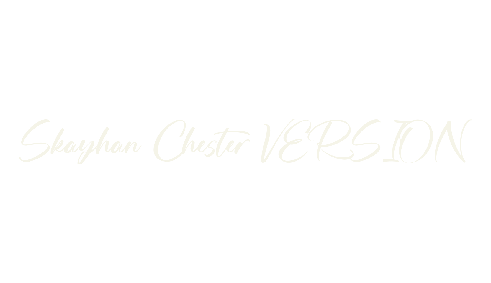 Skayhan Chester VERSION, script font preview
