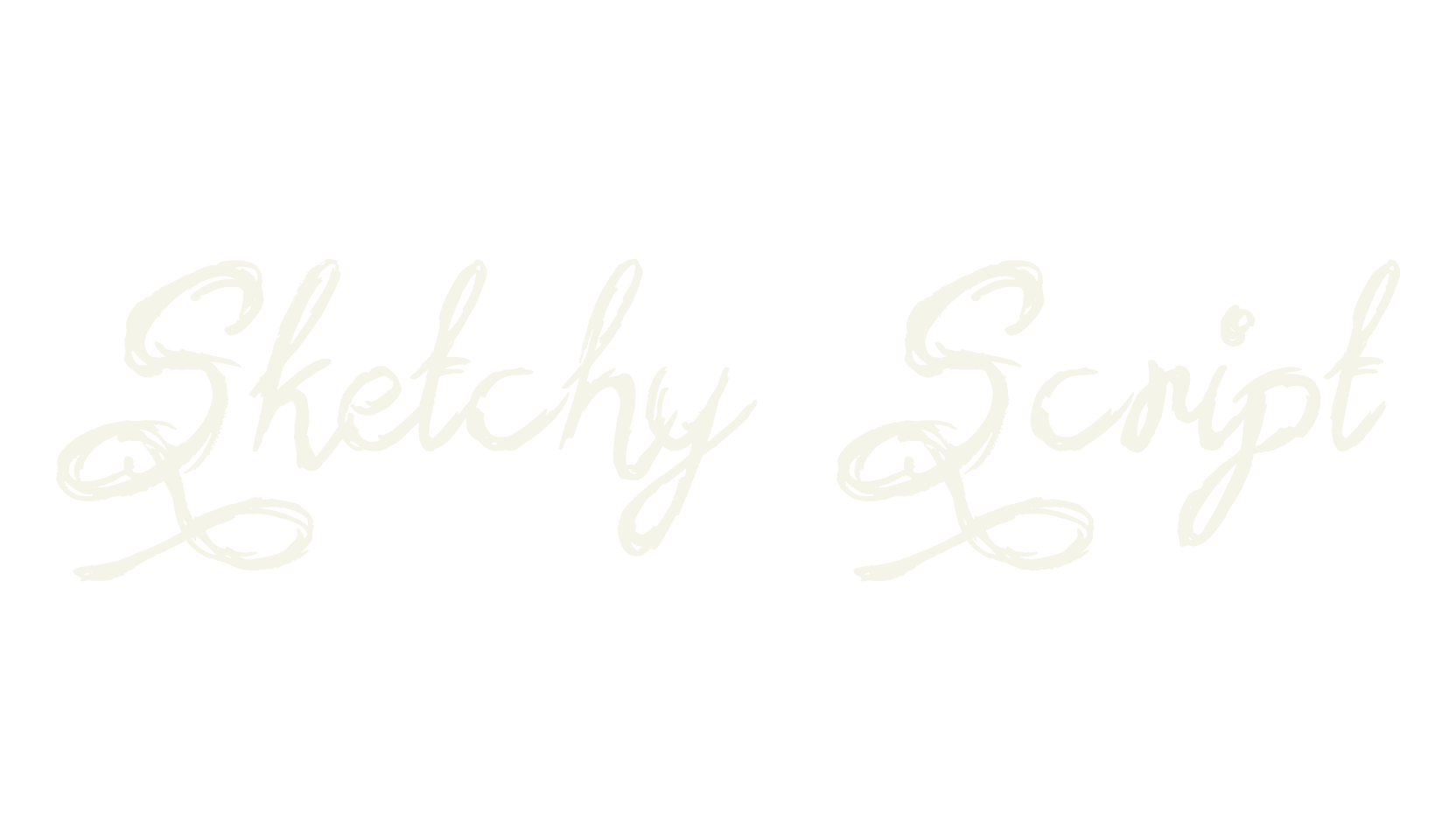 Sketchy Script, fashion script font preview