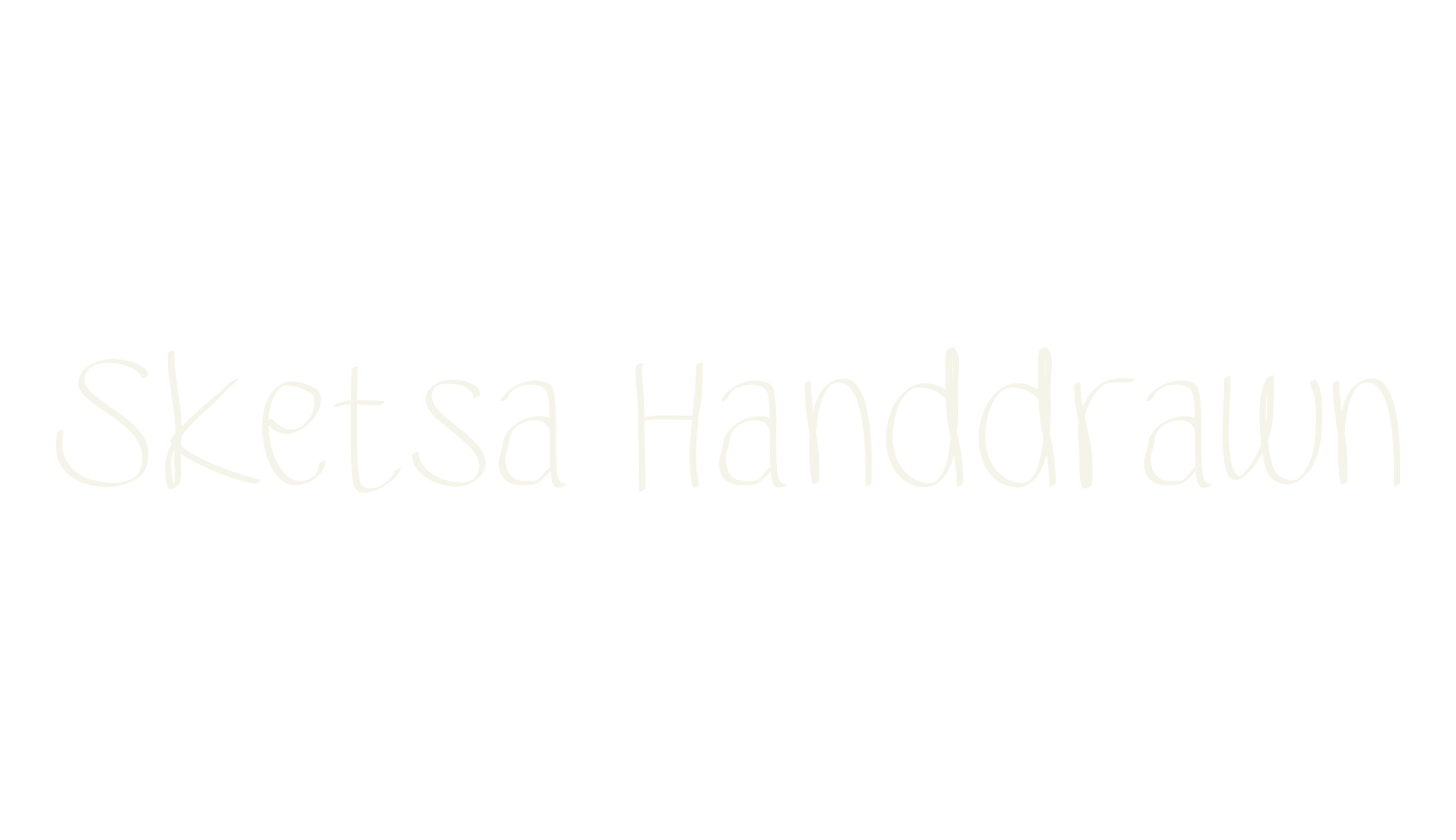 Sketsa Handdrawn, children font preview