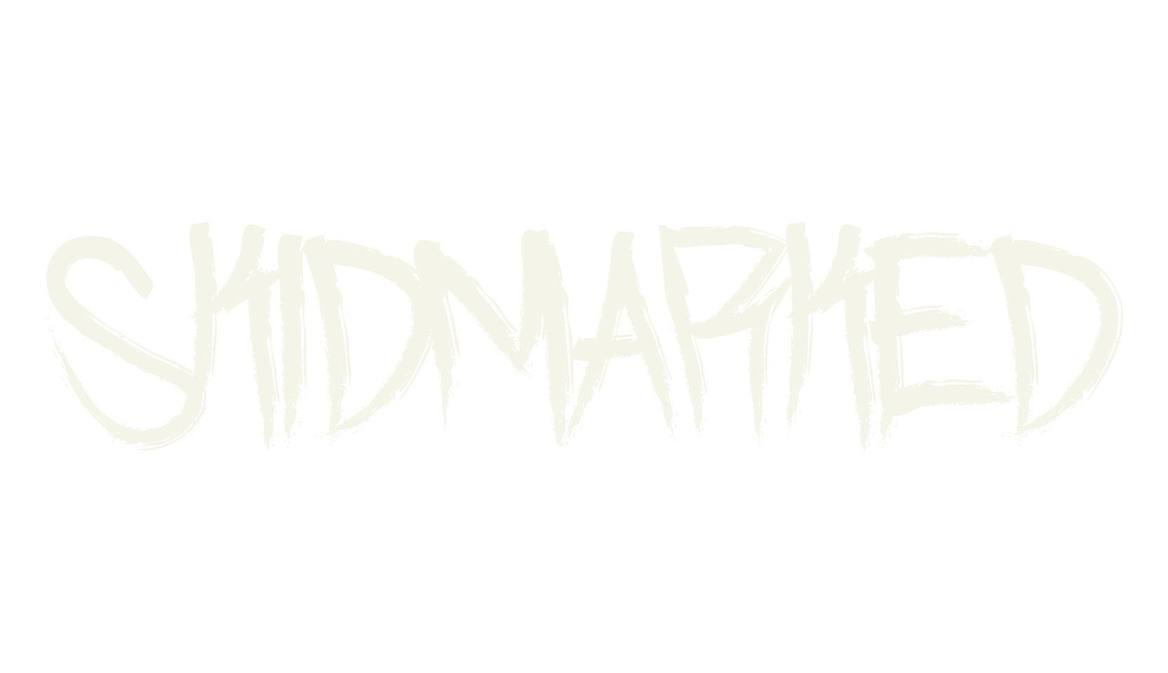Skidmarked, handwritten font preview