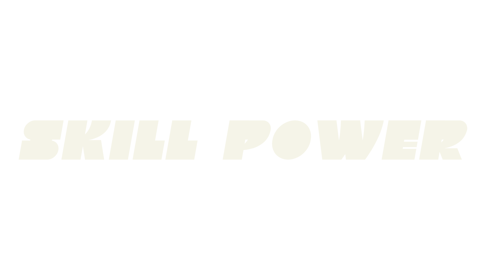 Skill Power, cool font preview
