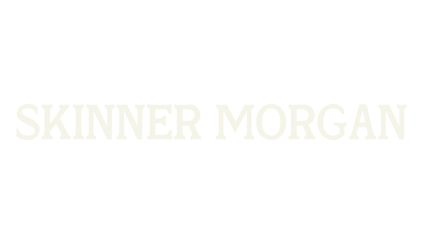 Skinner Morgan, serif font preview