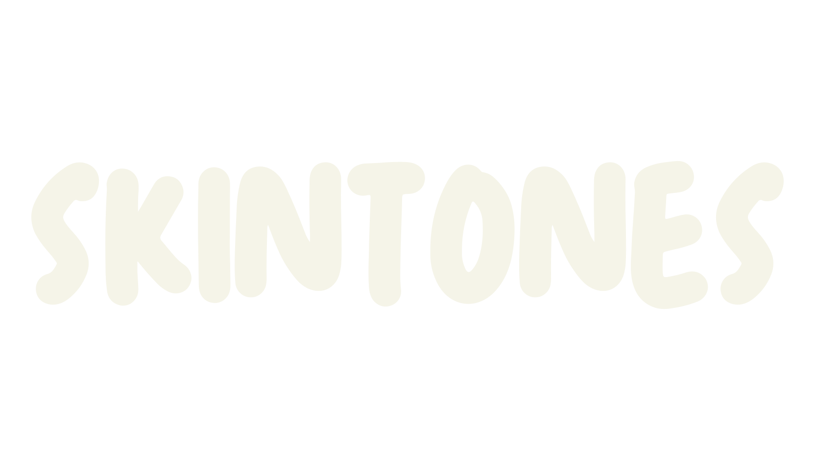 Skintones, fancy font preview