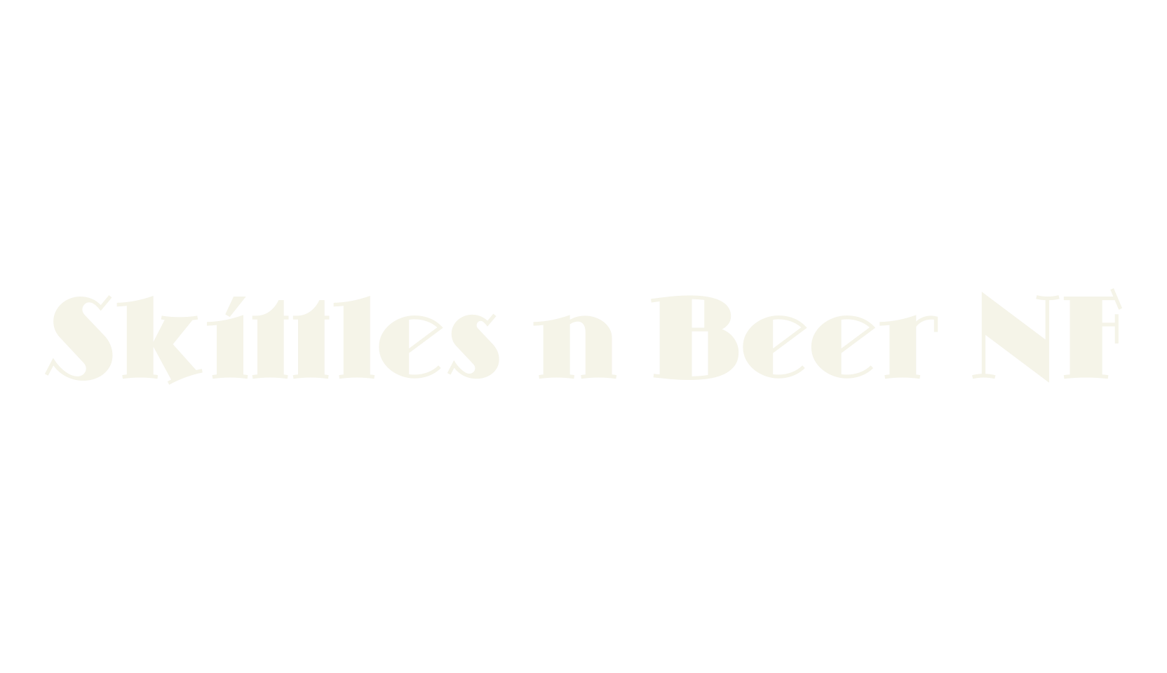Skittles n Beer NF, serif font preview
