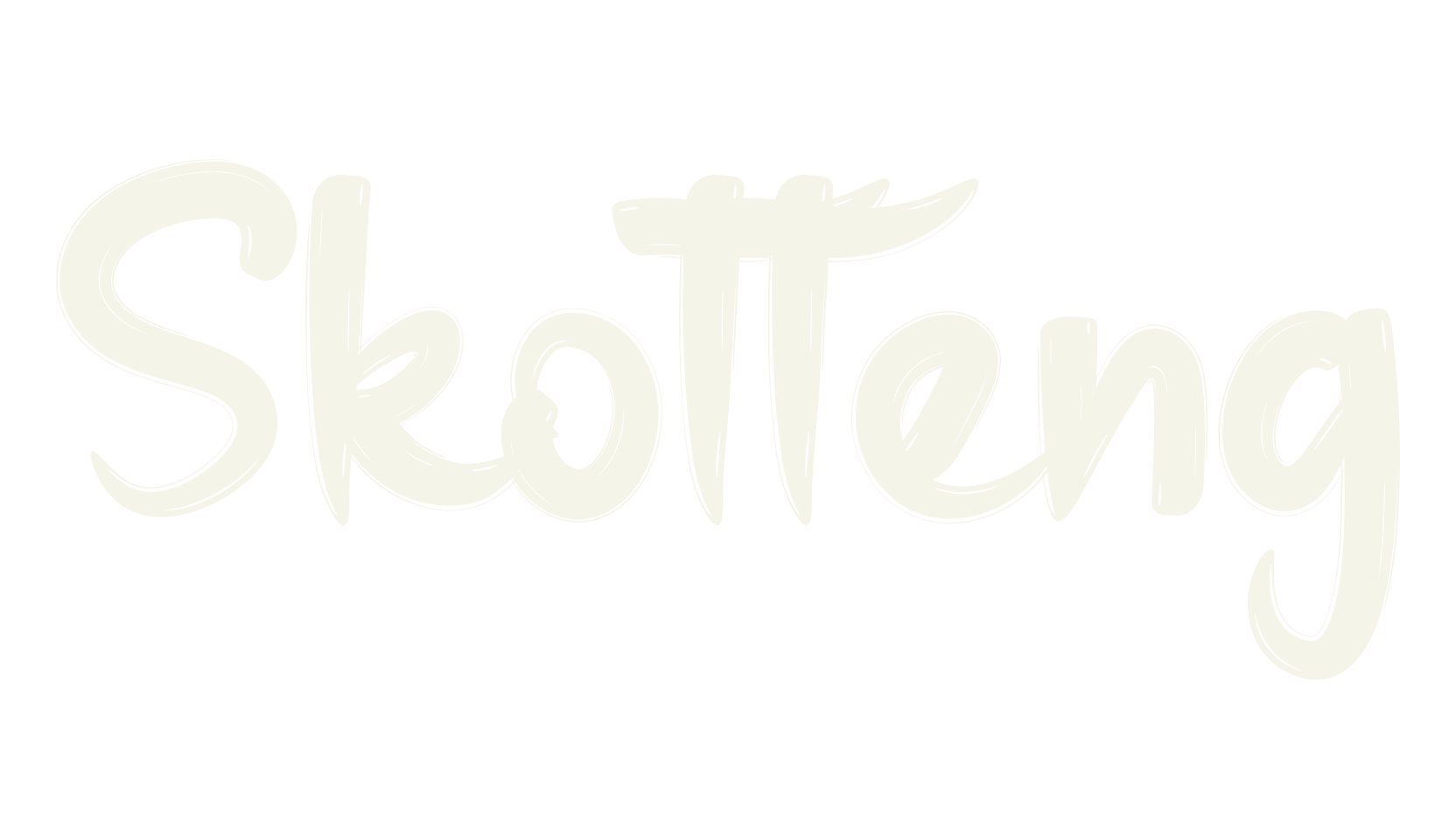 Skotteng, brush font preview