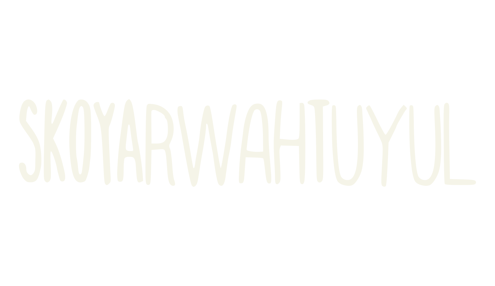 SKOYArwahTuyul, metal font preview