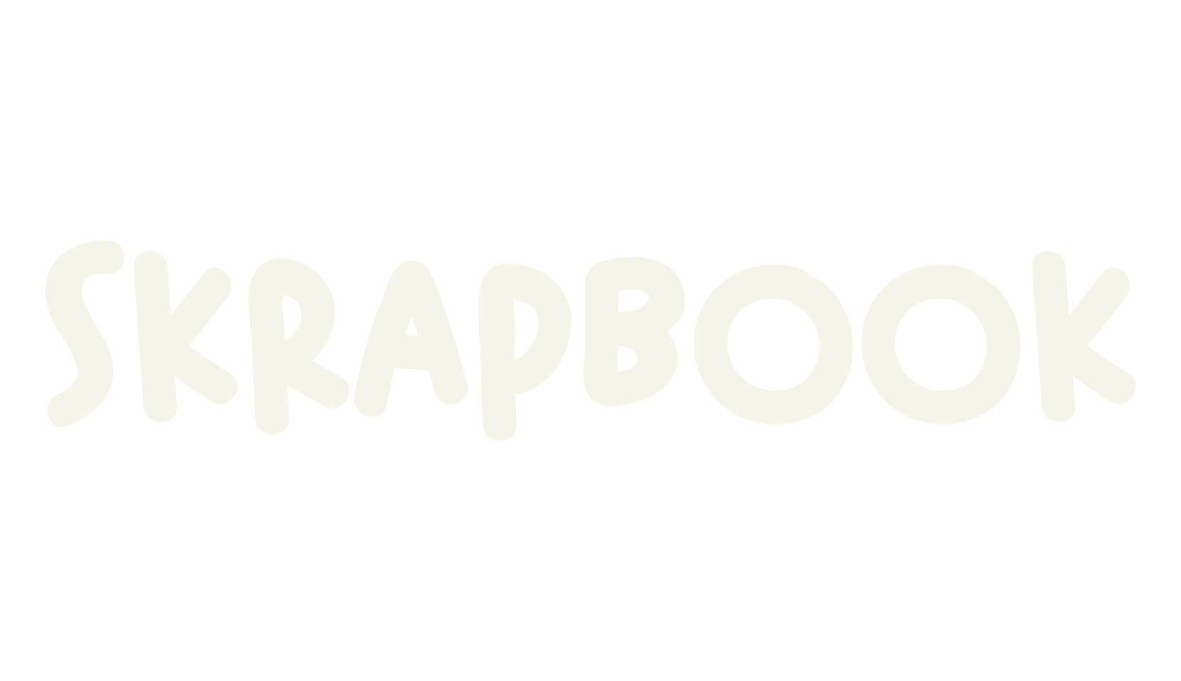 Skrapbook, rounded font preview