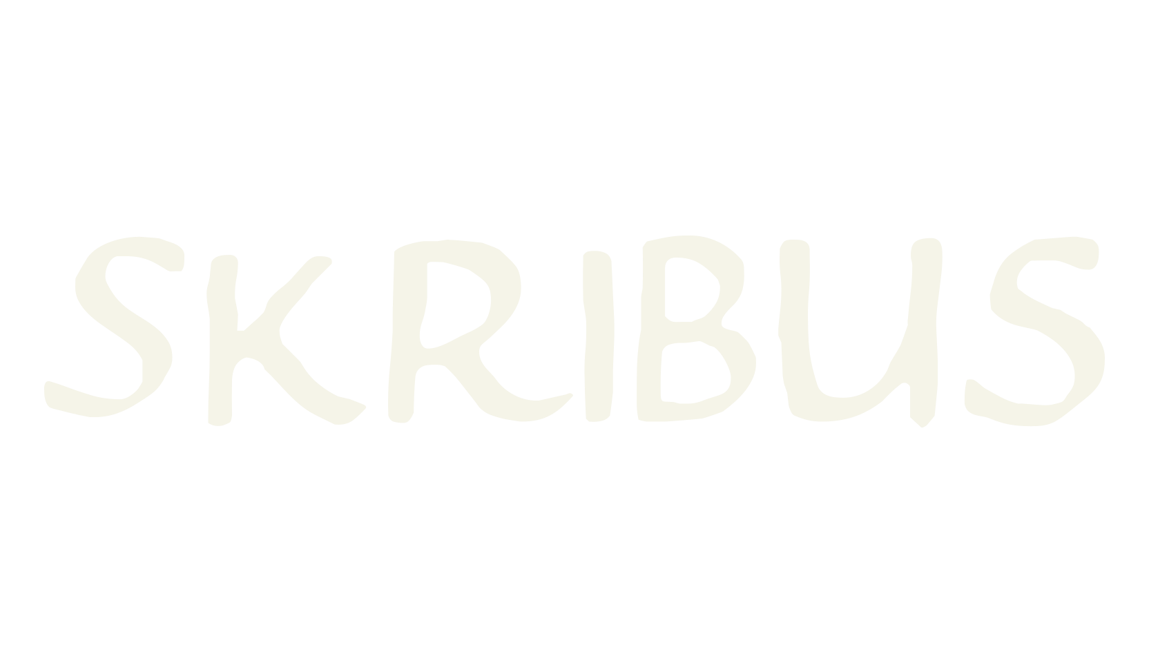 Skribus, decorative font preview